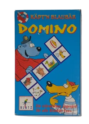 Blatz Käpt'n Blaubär Domino 41453 ab 4 Jahre
