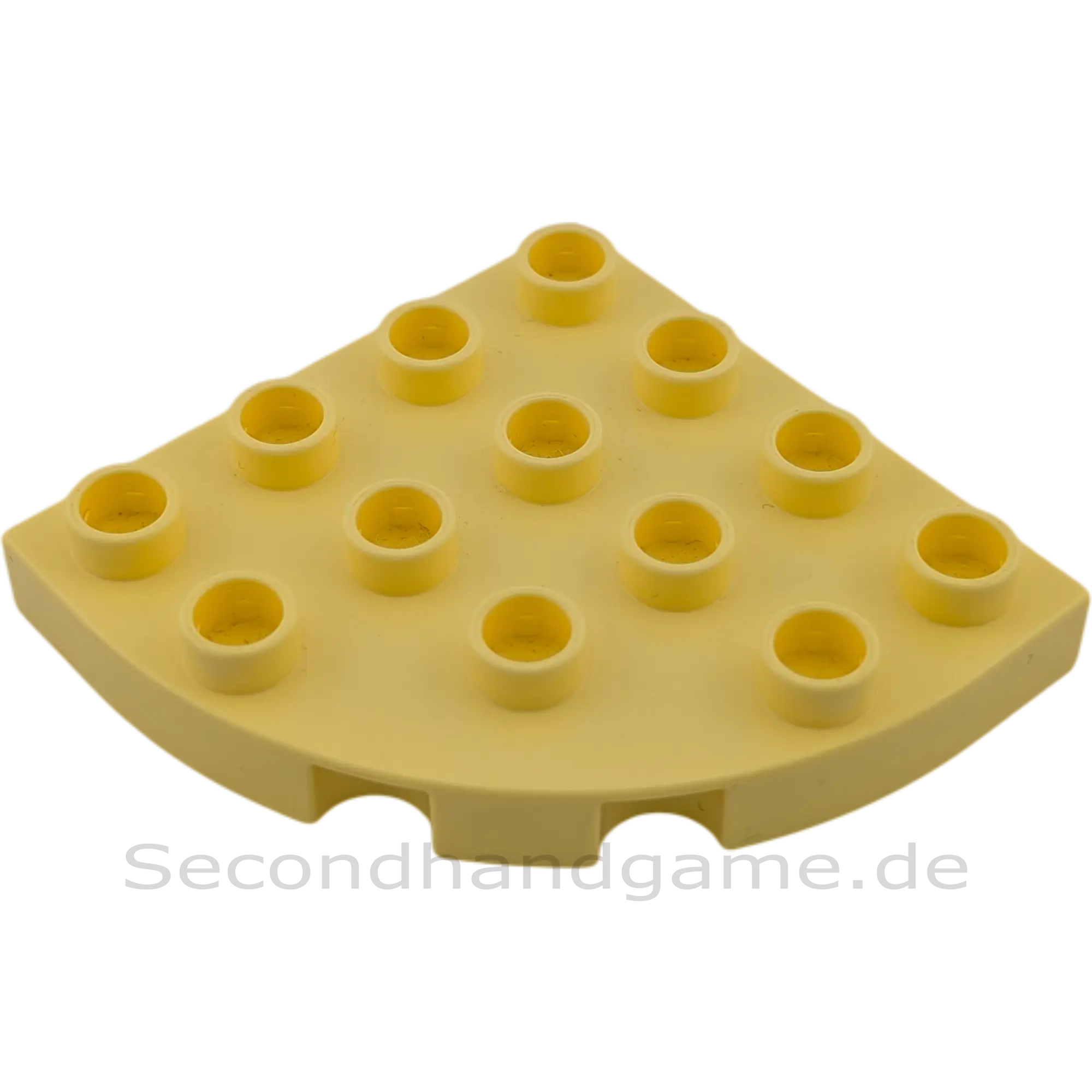 Lego Duplo 98218 Platte 4x4 Rund Hellgelb