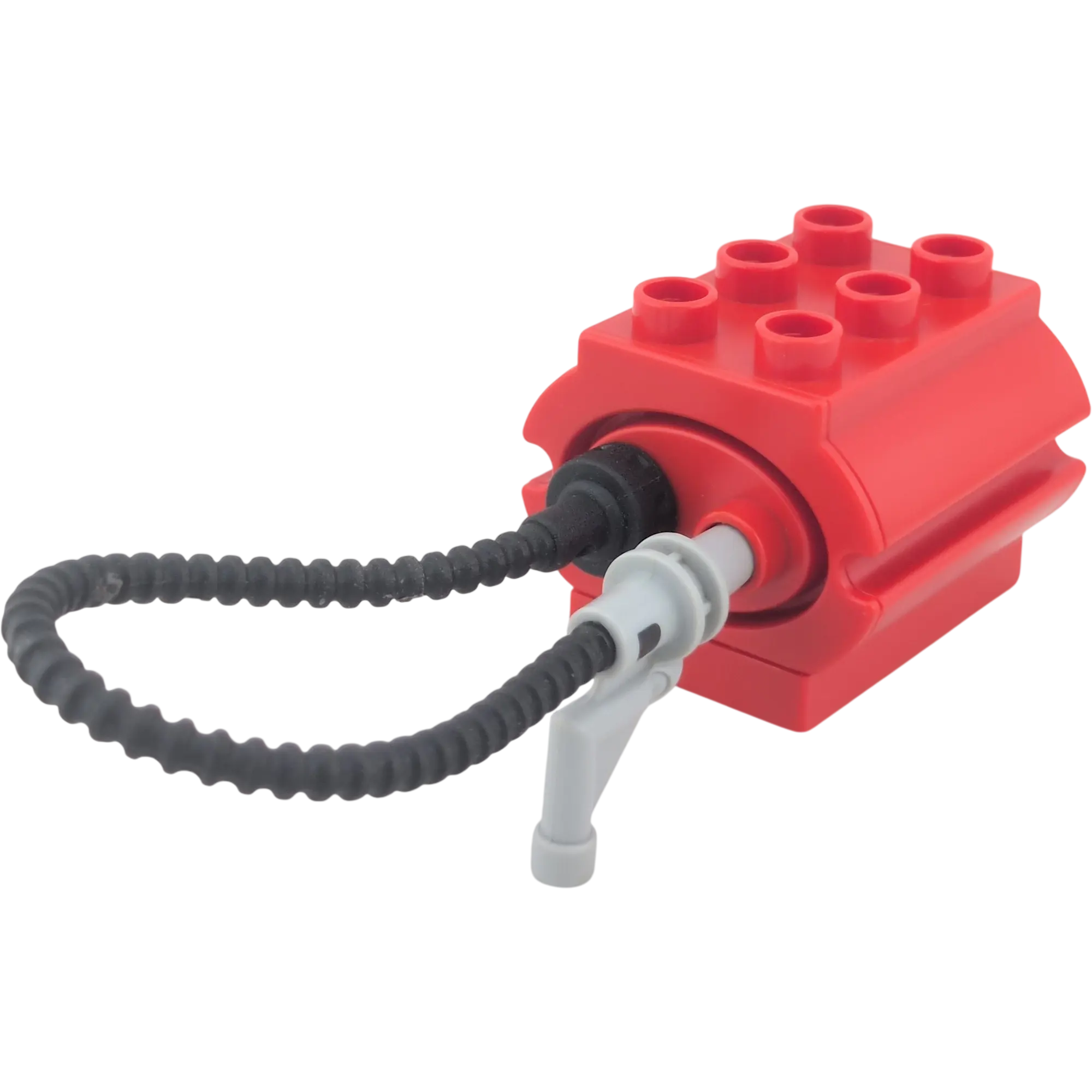 Lego Duplo 6429 Behälter Rot mit Schlauch für Feuerwehr Tankwagen