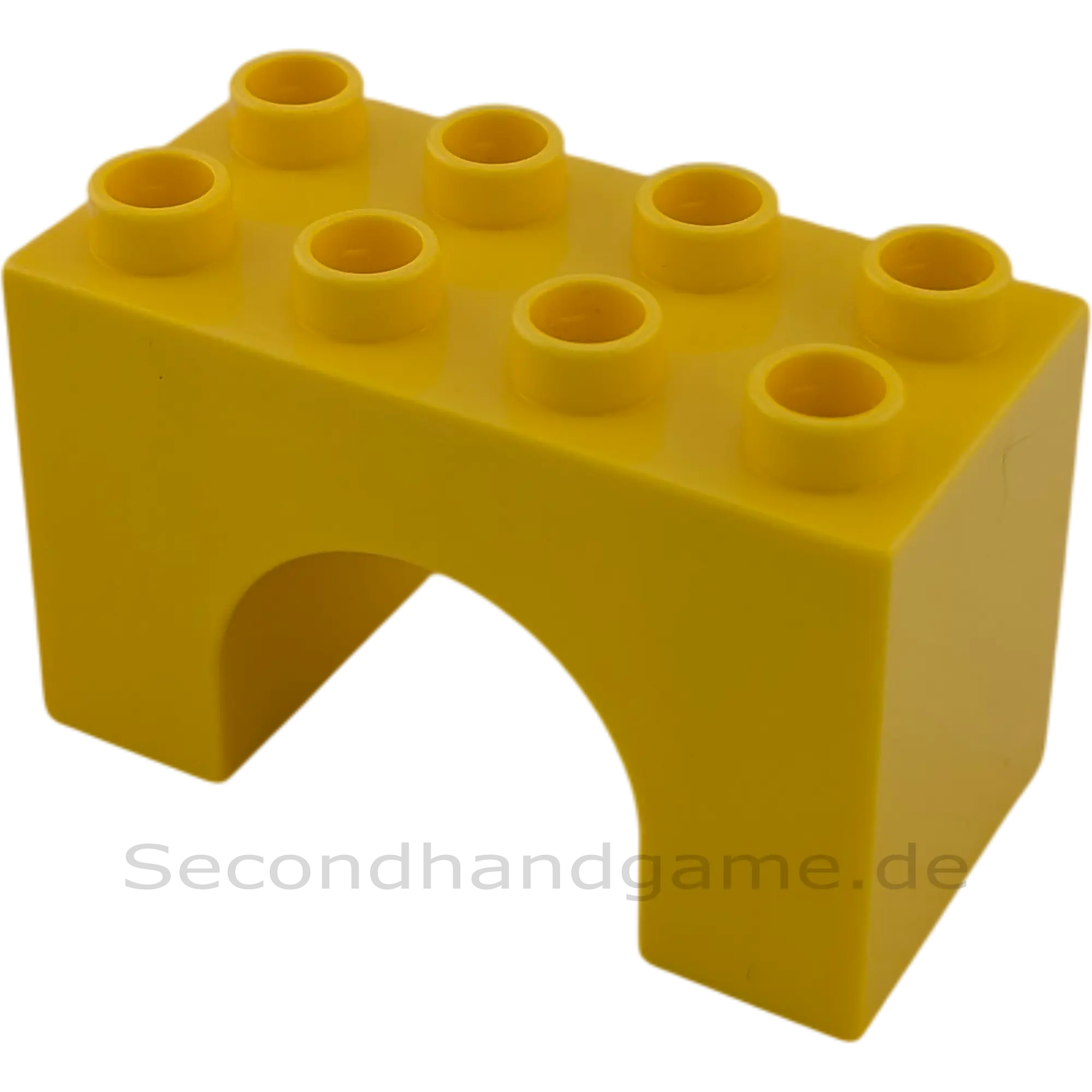Lego Duplo 2x4x2 Brücke Brückenstein 11198 Gelb mit rundem Durchgang