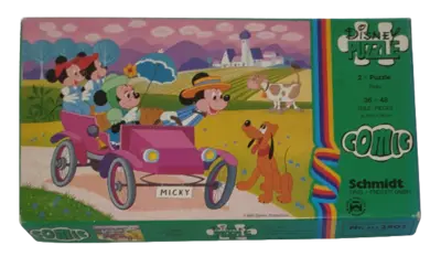 Schmidt Puzzle Comic Serie Pluto 2x 36 + 48 Teile