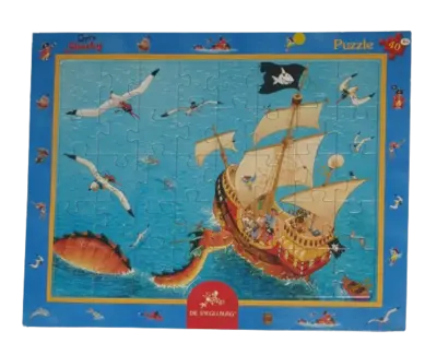 Die Spiegelburg Rahmenpuzzle 40 Teile Capt'n Sharky