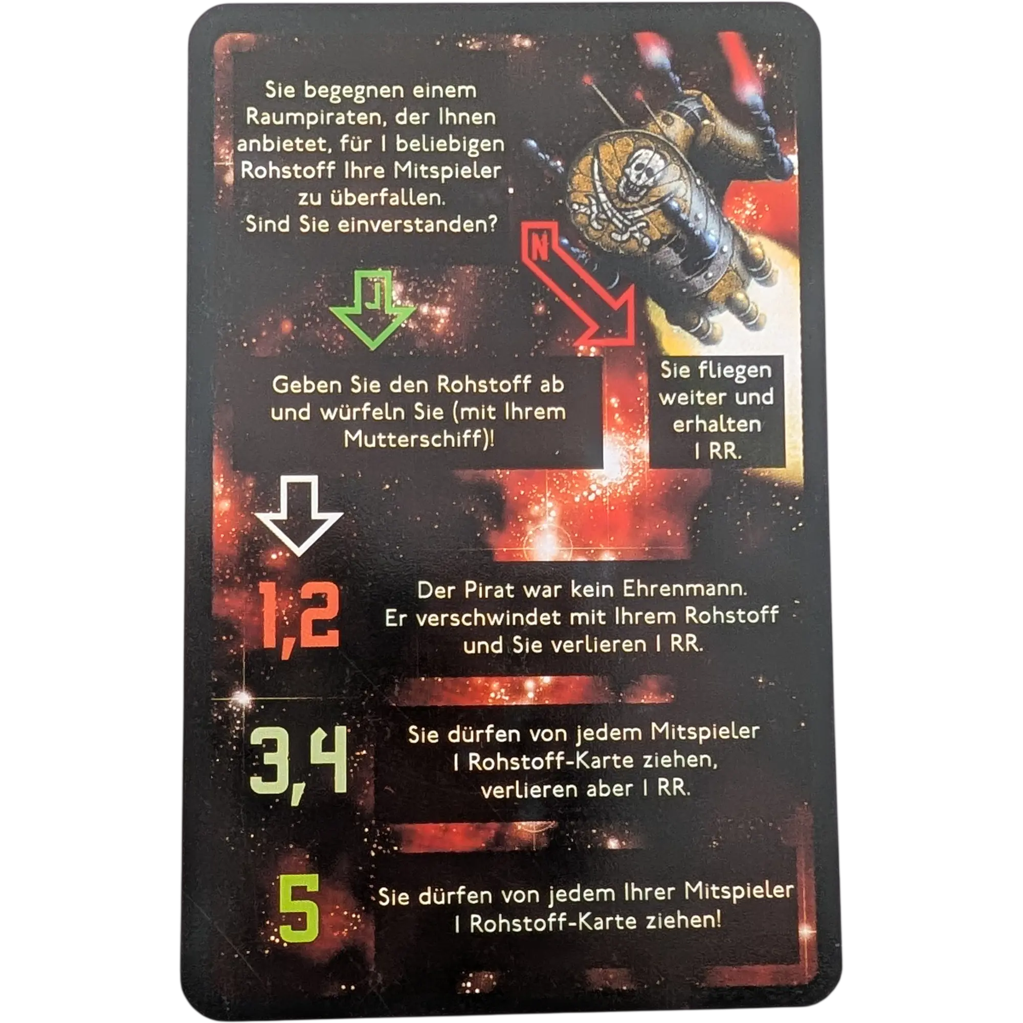 Kosmos Die Sternenfahrer von Catan Ersatzteil Begegnungskarte 11