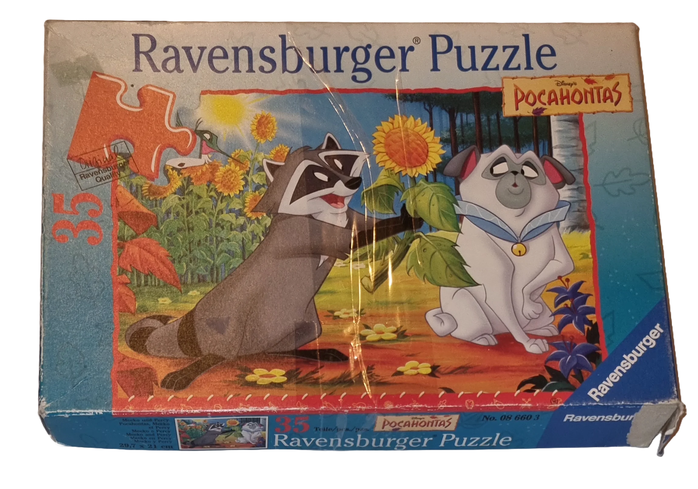 Ravensburger Pocahontas Puzzle 35 Teile 086603 Meeko und Percy