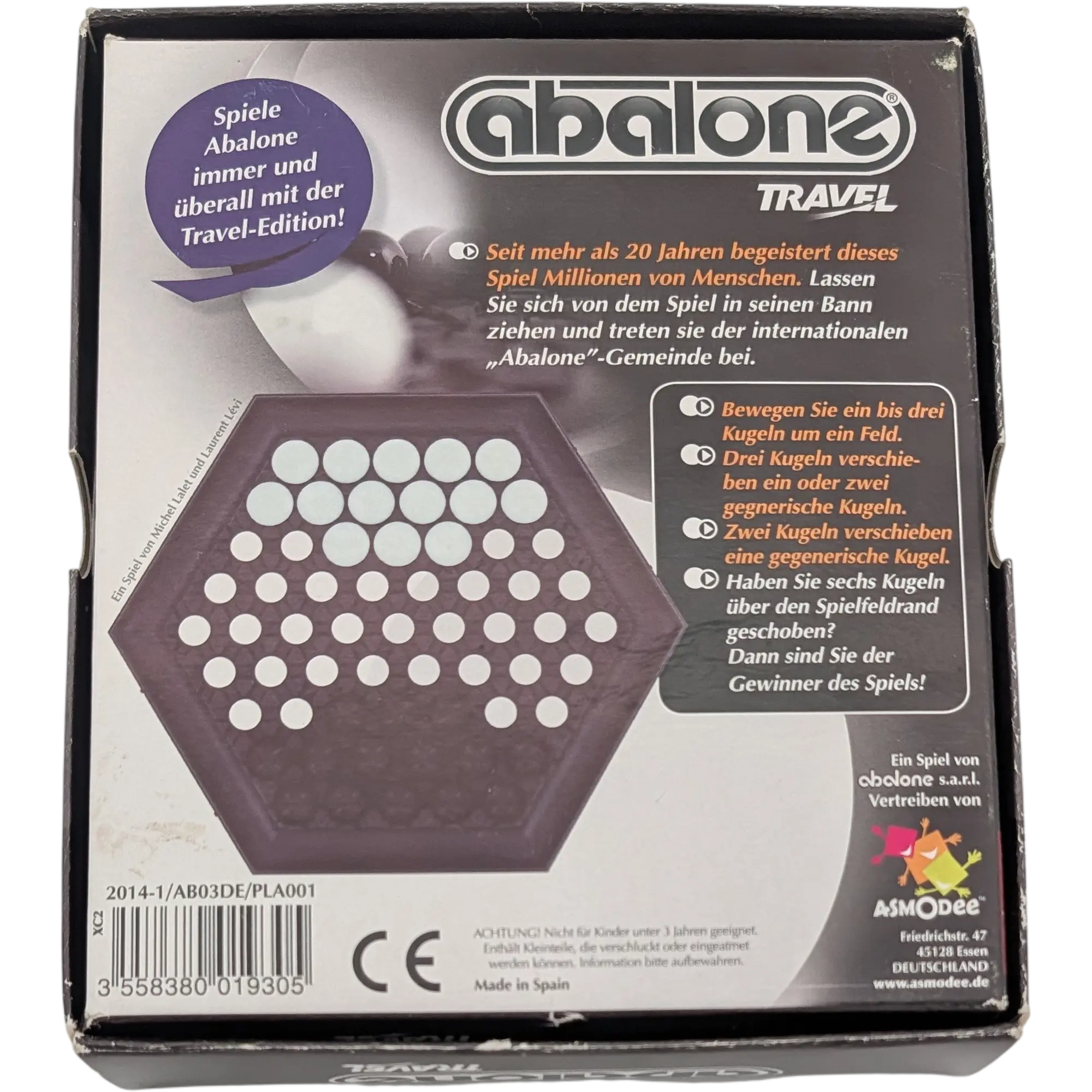 Asmodee Abalone Travel, Ansicht 2