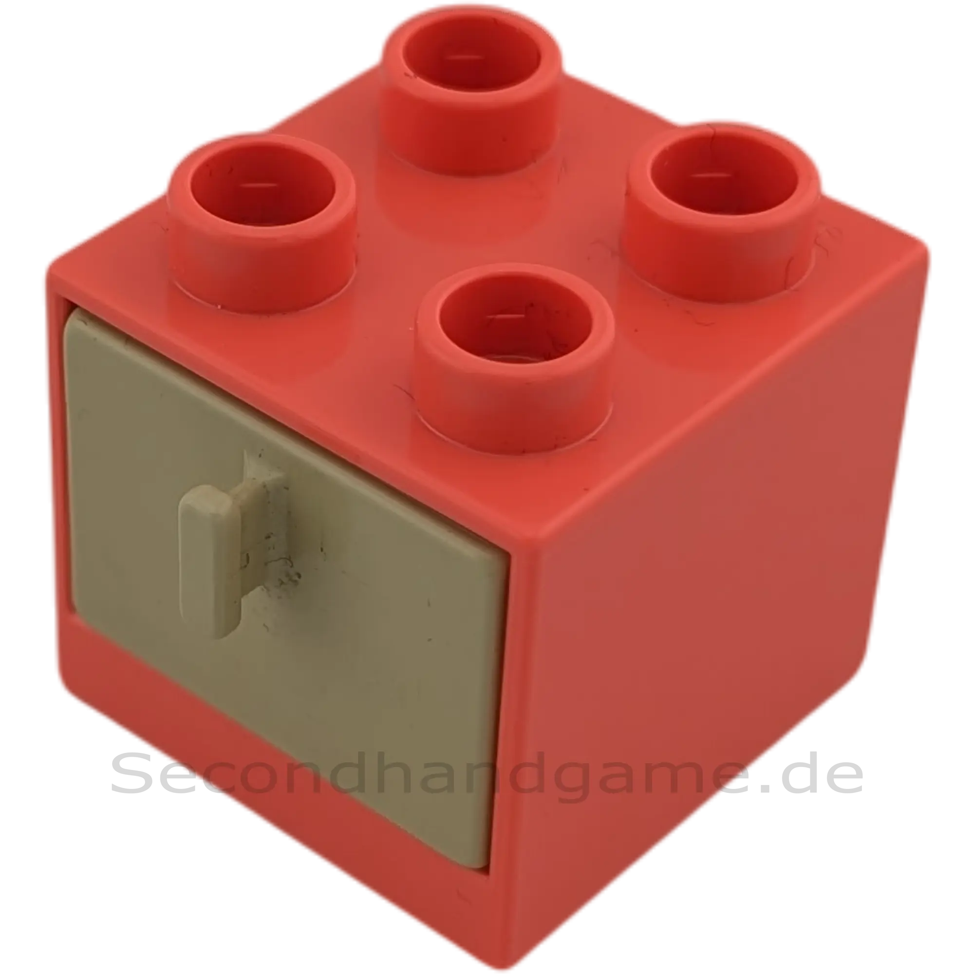 Lego Duplo 4890 Regal Schrank Knallpink mit Schublade Beige