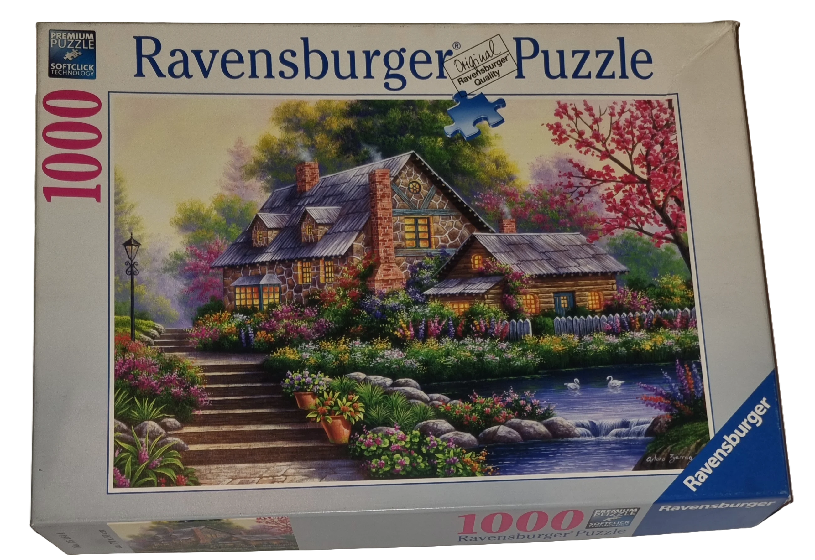 Ravensburger Puzzle Premium softclick 1000 Teile 151844 Romantisches Cottage