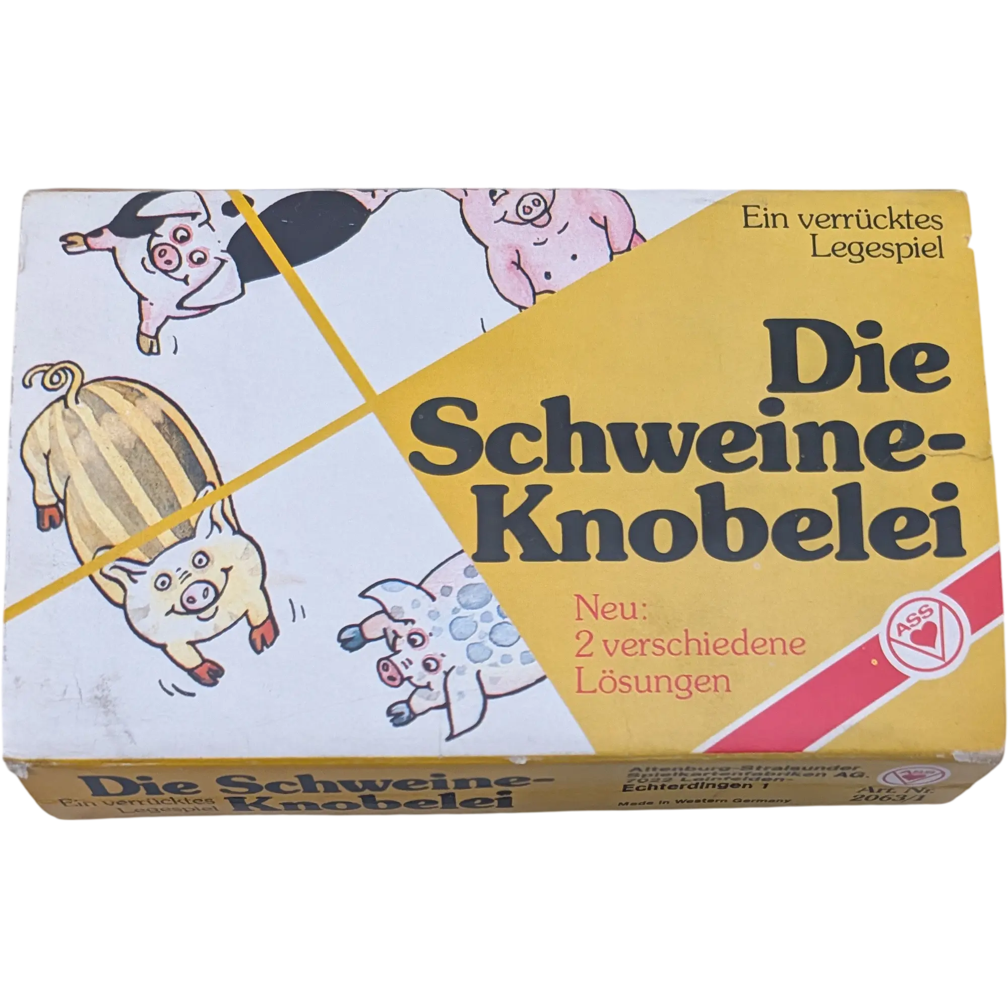 ASS Die Schweineknobelei Ein verrücktes Legespiel 2063/1
