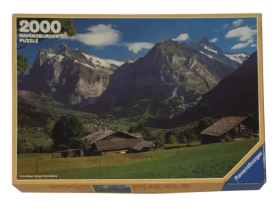 Ravensburger Puzzle 2000 Teile 166367 Blick auf Grindelwald