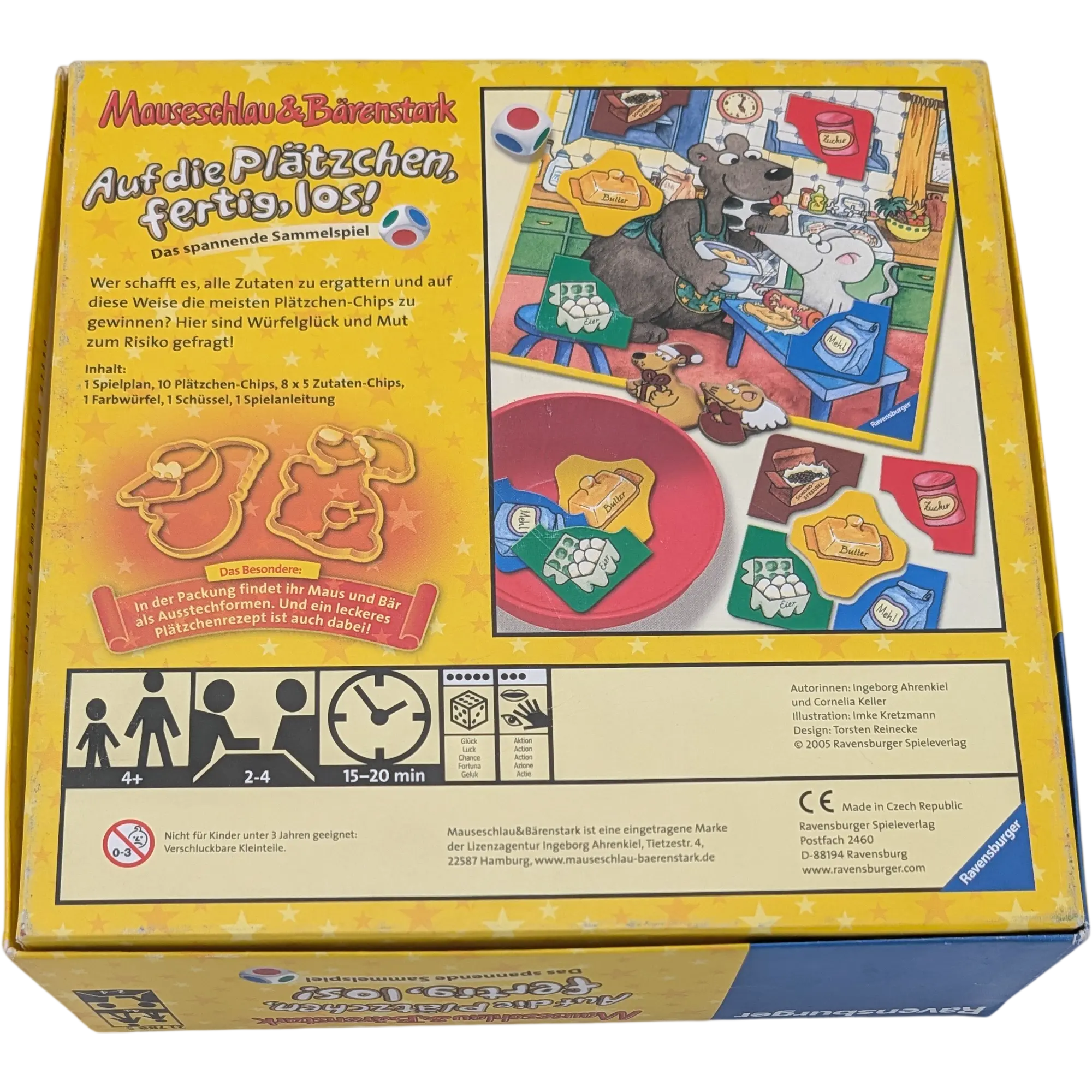 Ravensburger Mauseschlau & Bärenstark Auf die Plätzchen, fertig los!