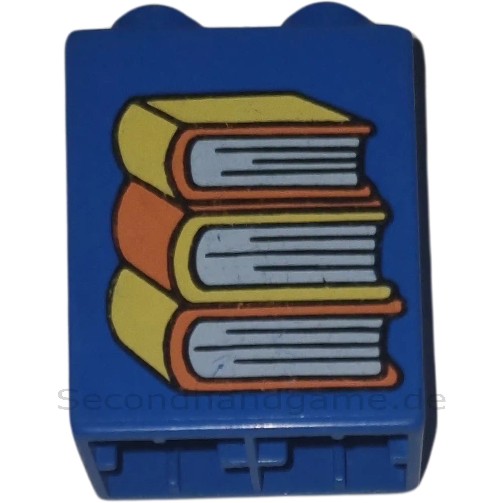 Lego Duplo 1x2 Stein Blau Bücher Buchstapel