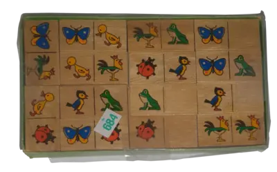 Holz Domino Nr. 684 Tiere