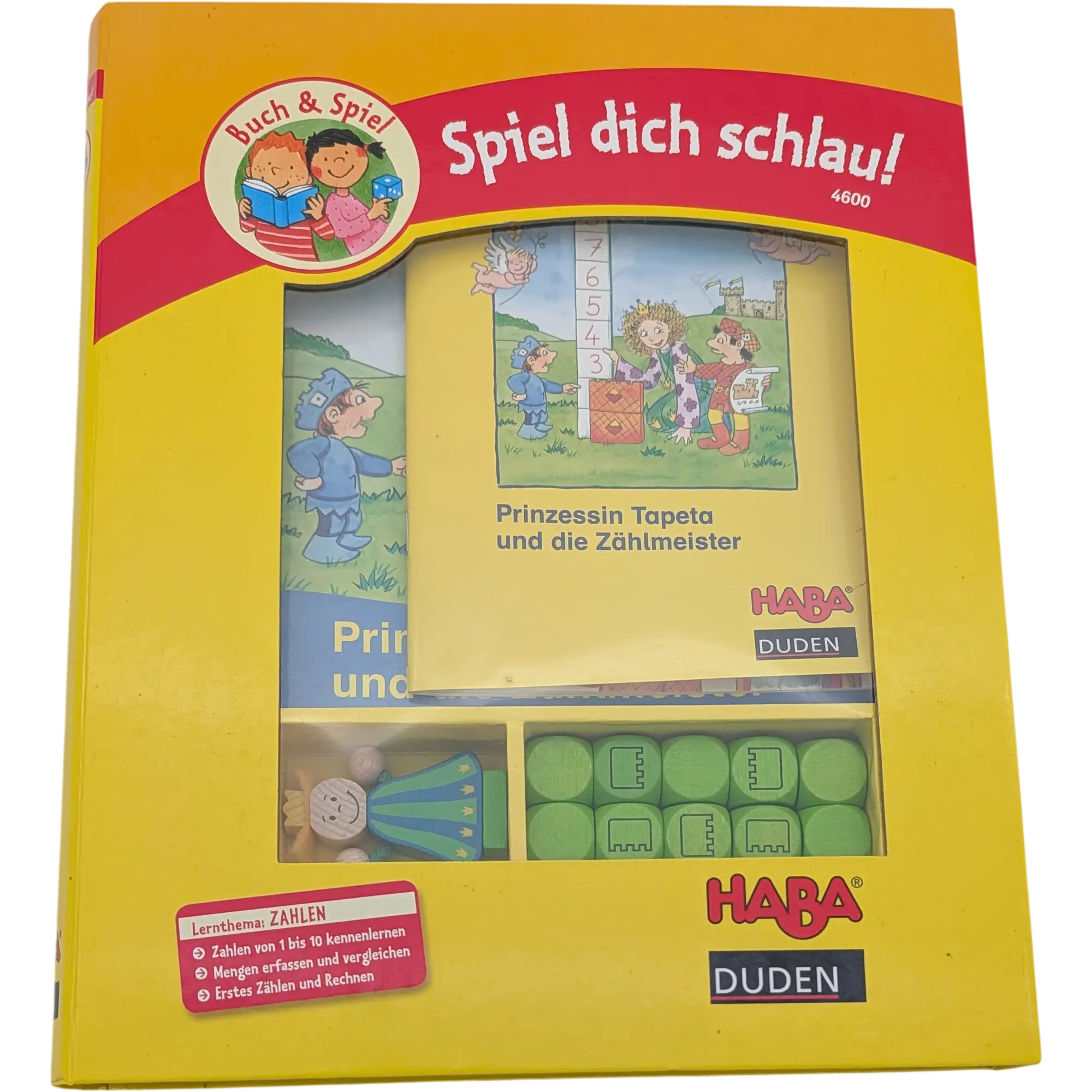 Haba Duden Buch & Spiel Spiel dich schlau! Prinzessin Tapeta und die Zählmeister 4600
