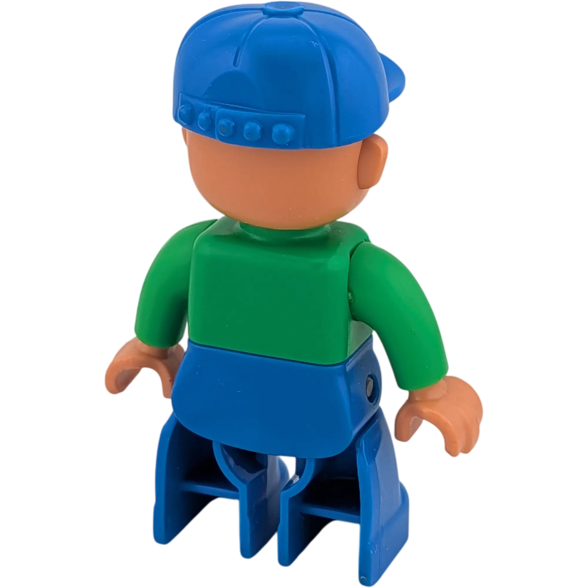 Lego Duplo Figur Mann 32BJ9 Teenager mit grünem Hemd, dunkelblauer Hose
