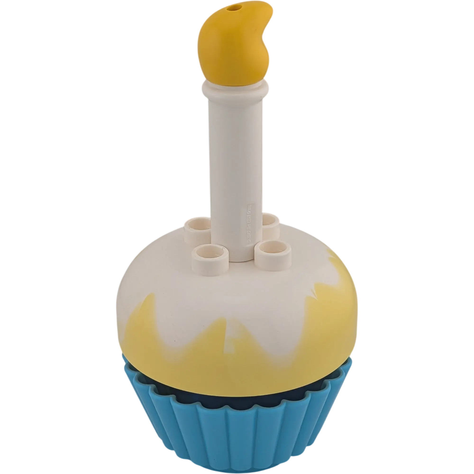 Lego Duplo Muffin Cupcake 4 Teilig Geburtstagskuchen Azur weiß Gelb