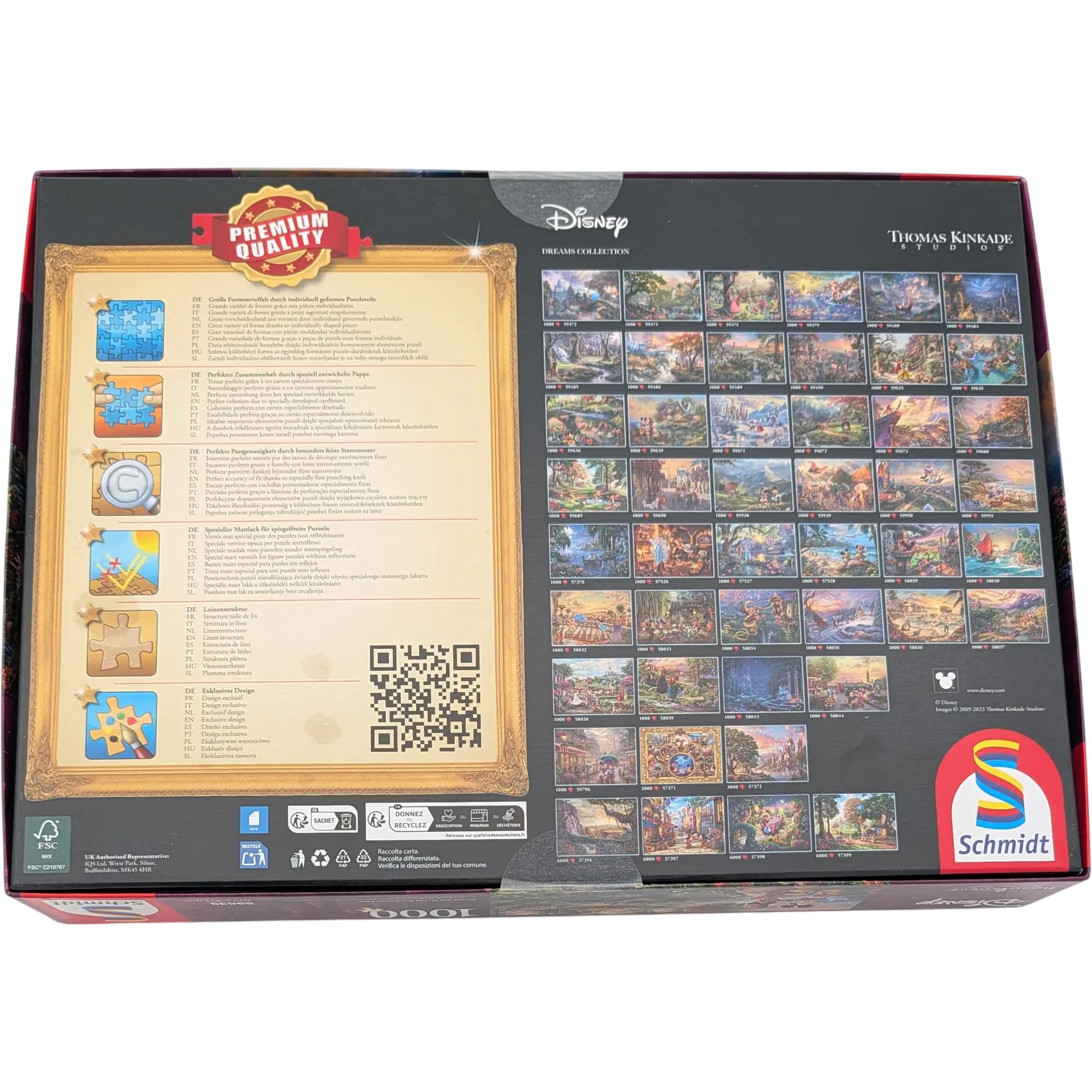 Schmidt Disney Thomas Kinkade Painter of Light Puzzle 1000 Teile 59639 Mickey and Minnie Sweetheart Cove, Ansicht 2