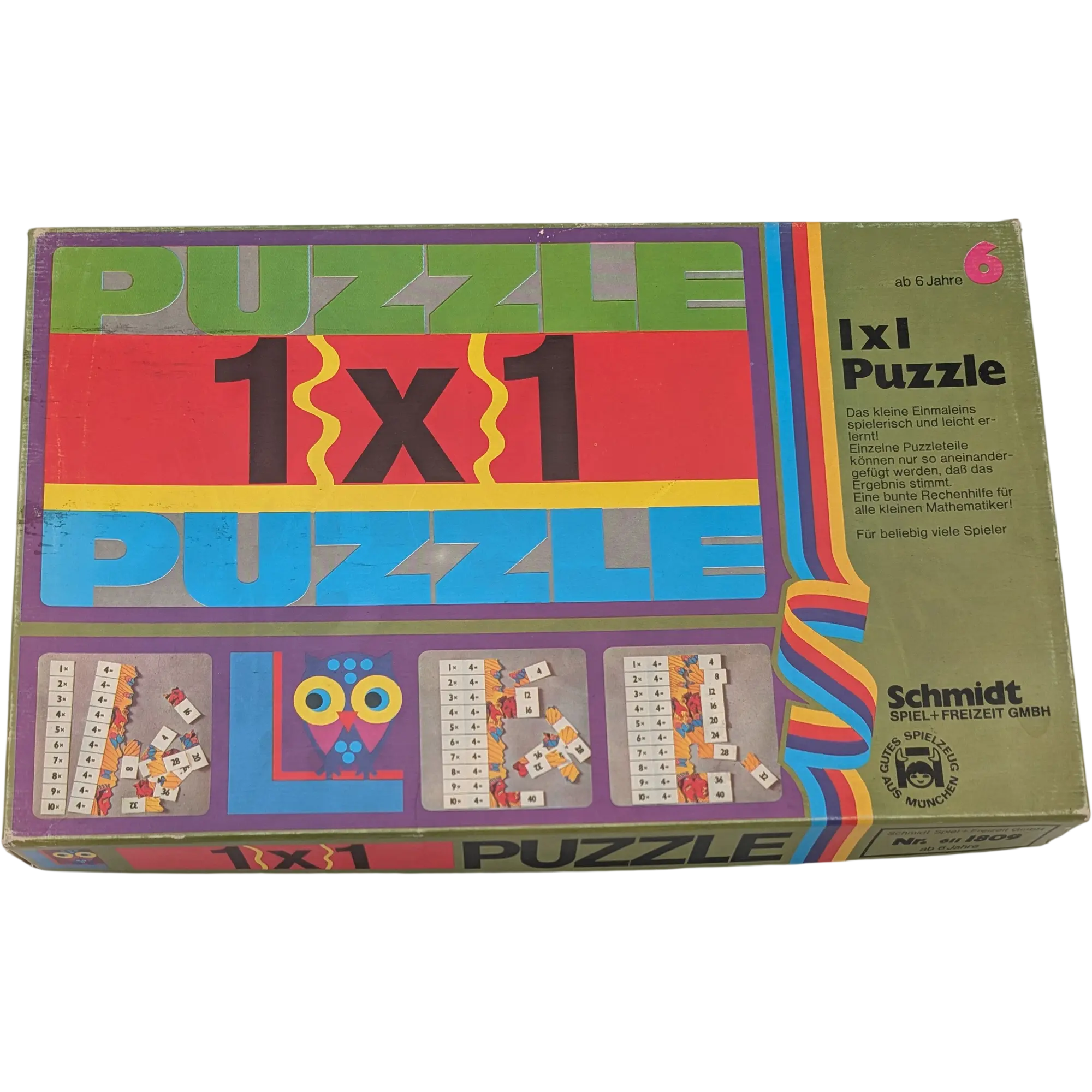 Schmidt 1x1 Puzzle Das kleine Einmaleins spielerisch lernen!