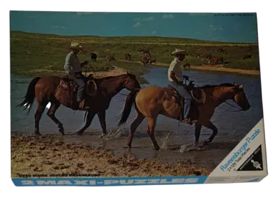 Ravensburger Maxi-Puzzle 2 x 126 Teile 15.271 Cowboys/Indianer ab 8 Jahren