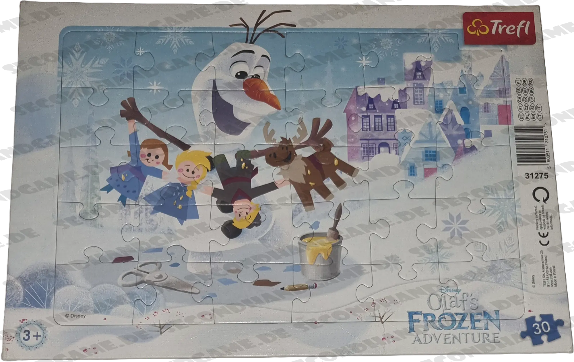 Trefl Disney Rahmenpuzzle 30 Teile 31275 Oaf's Frozen Adventure