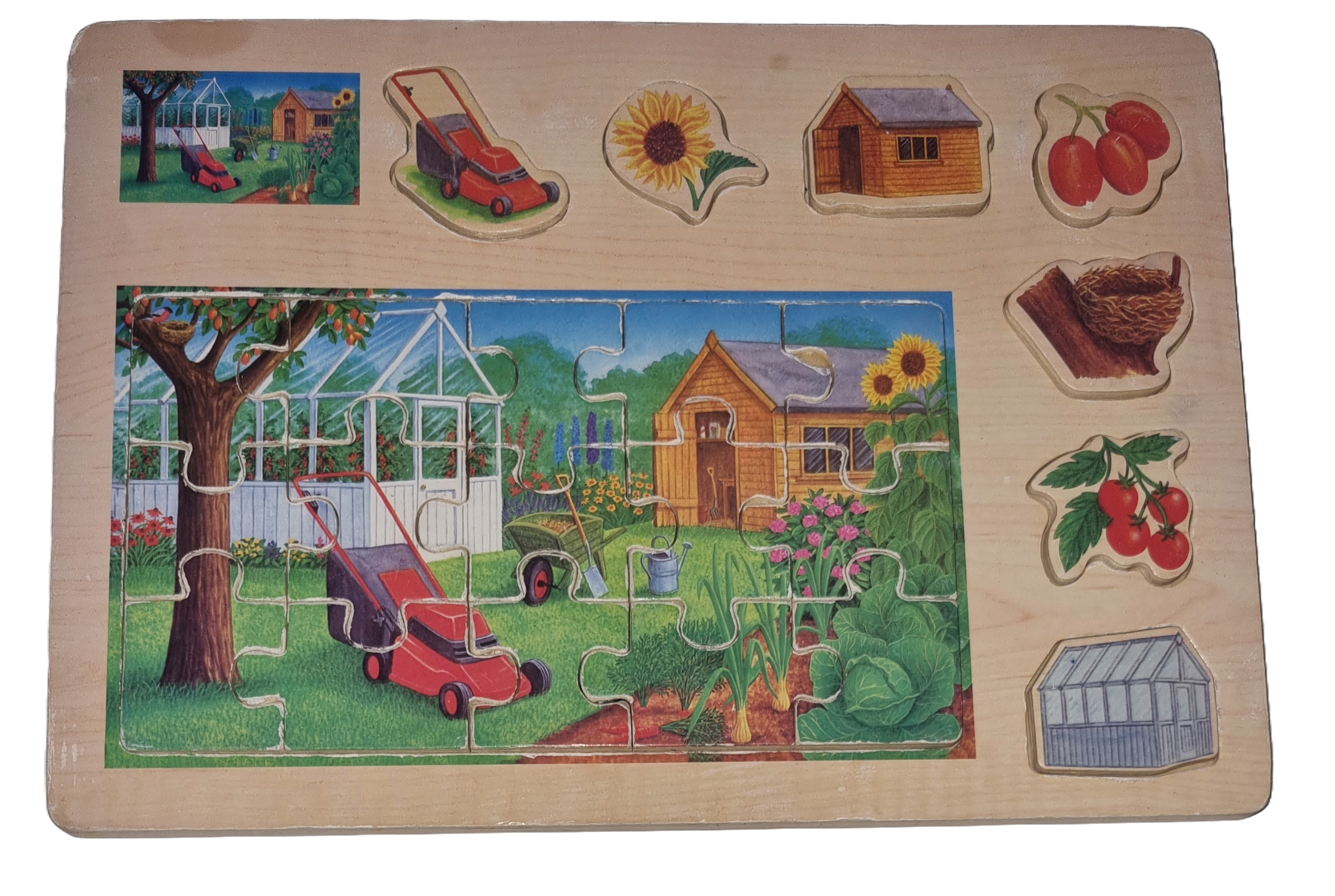 Holzpuzzle 22 Teile Der Garten