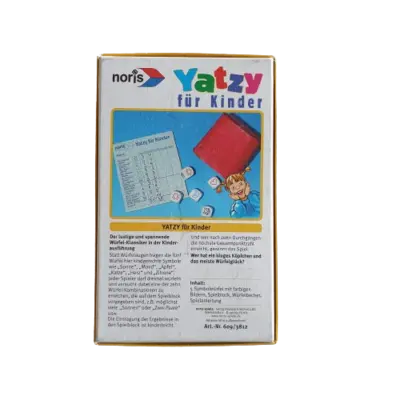 Noris Yatzy Blocco Da Gioco Maxi - 2880 Tabelle Per Il Gioco Dei Dadi, Divertimento Per Tutta La Famiglia Dai 6 Anni