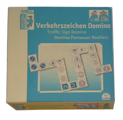 Verkehrszeichen Domino Holz