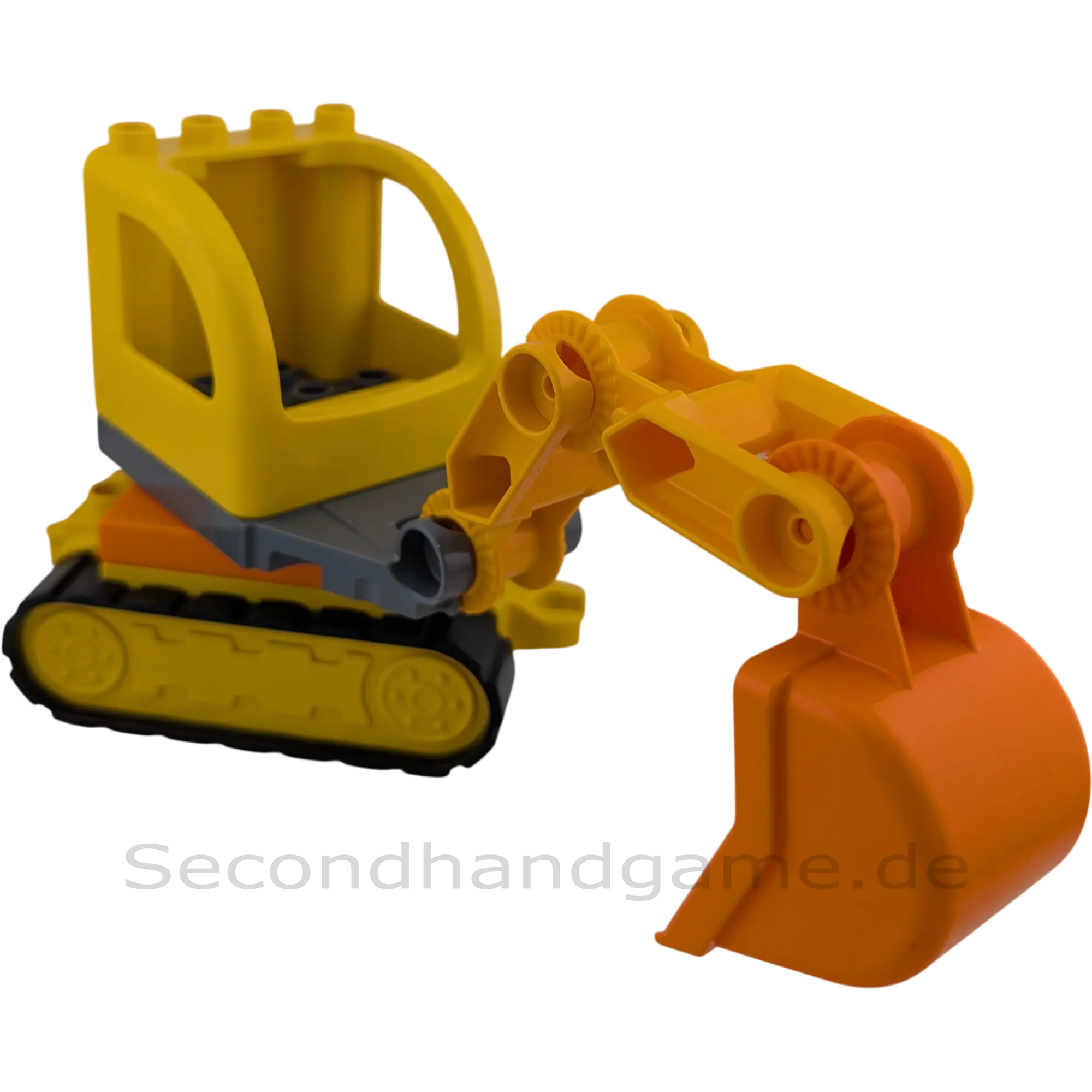 Lego Duplo 25600 Bagger Gelb Orange Baggerschaufel drehbar