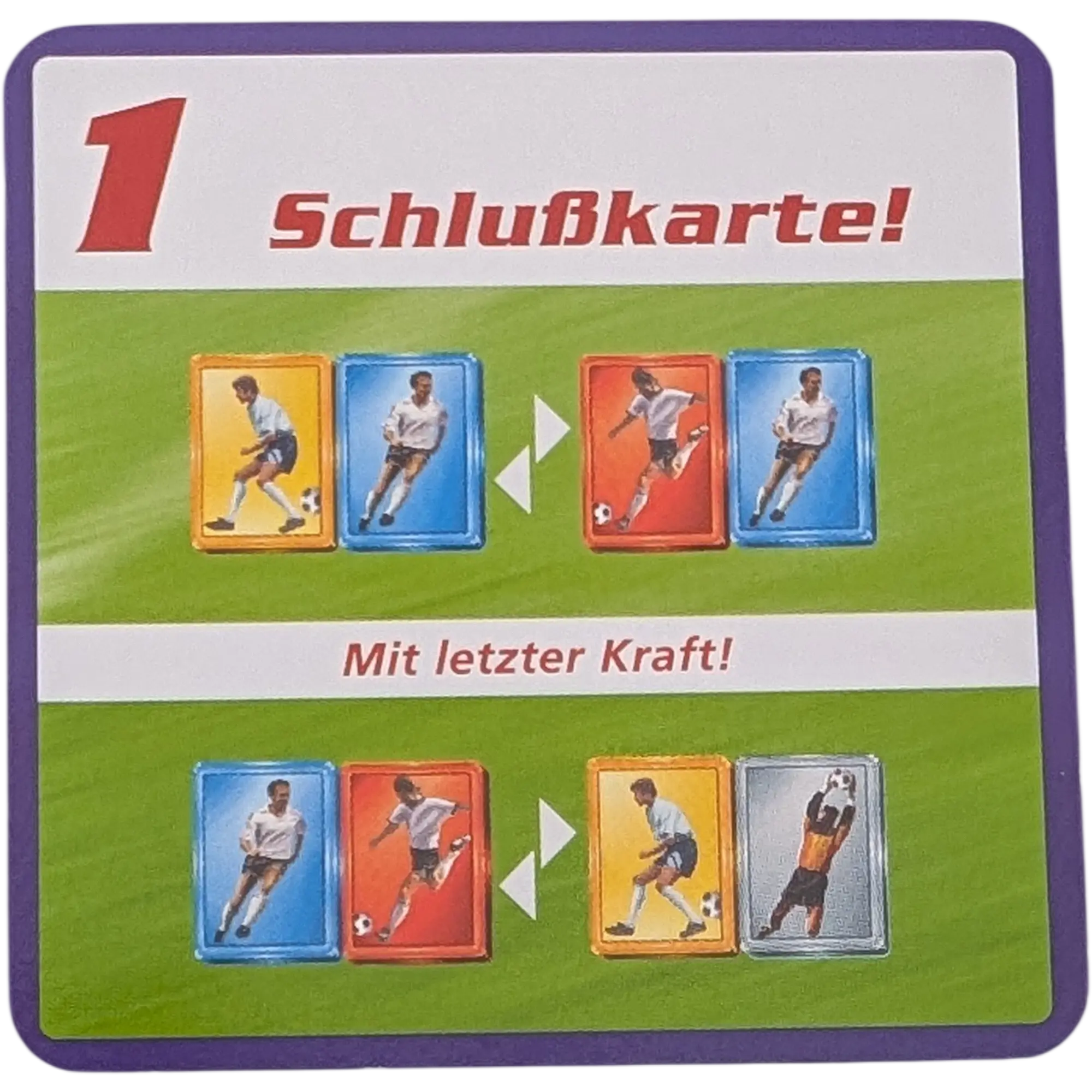 Kosmos Finale Ersatzteile Team Blau Taktikkarte Kampfstärke 1 Schlußkarte! Mit letzter Kraft!