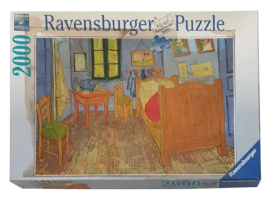 Ravensburger Premium Puzzle 2000 Teile 166848 Van Goghs Schlafzimmer in Arles 1889