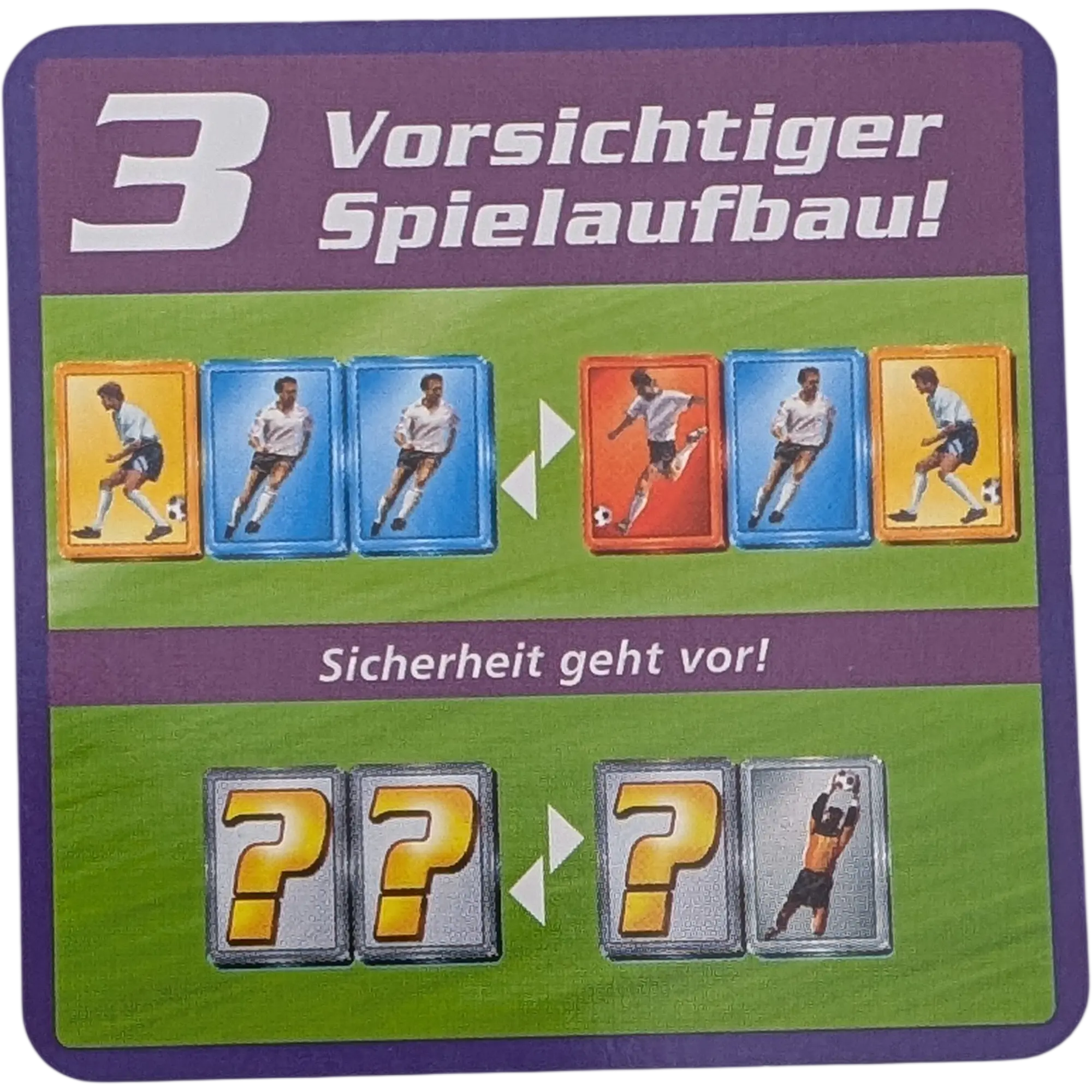 Kosmos Finale Ersatzteile Team Blau Taktikkarte Kampfstärke 3 Vorsichtiger Spielaufbau!