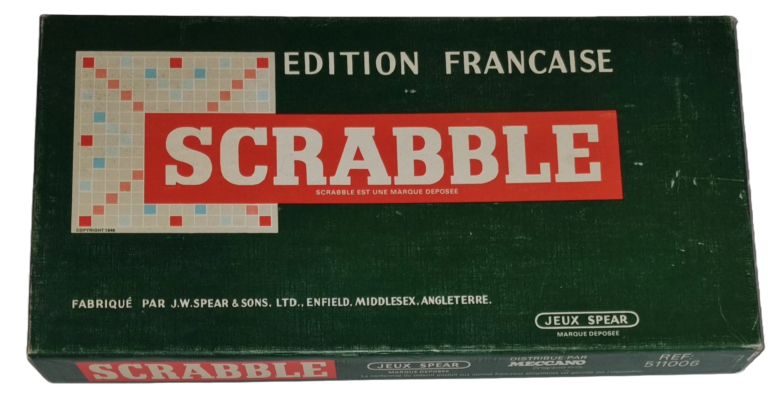 Jeux Spear Scrabble Edition Francaise 511006