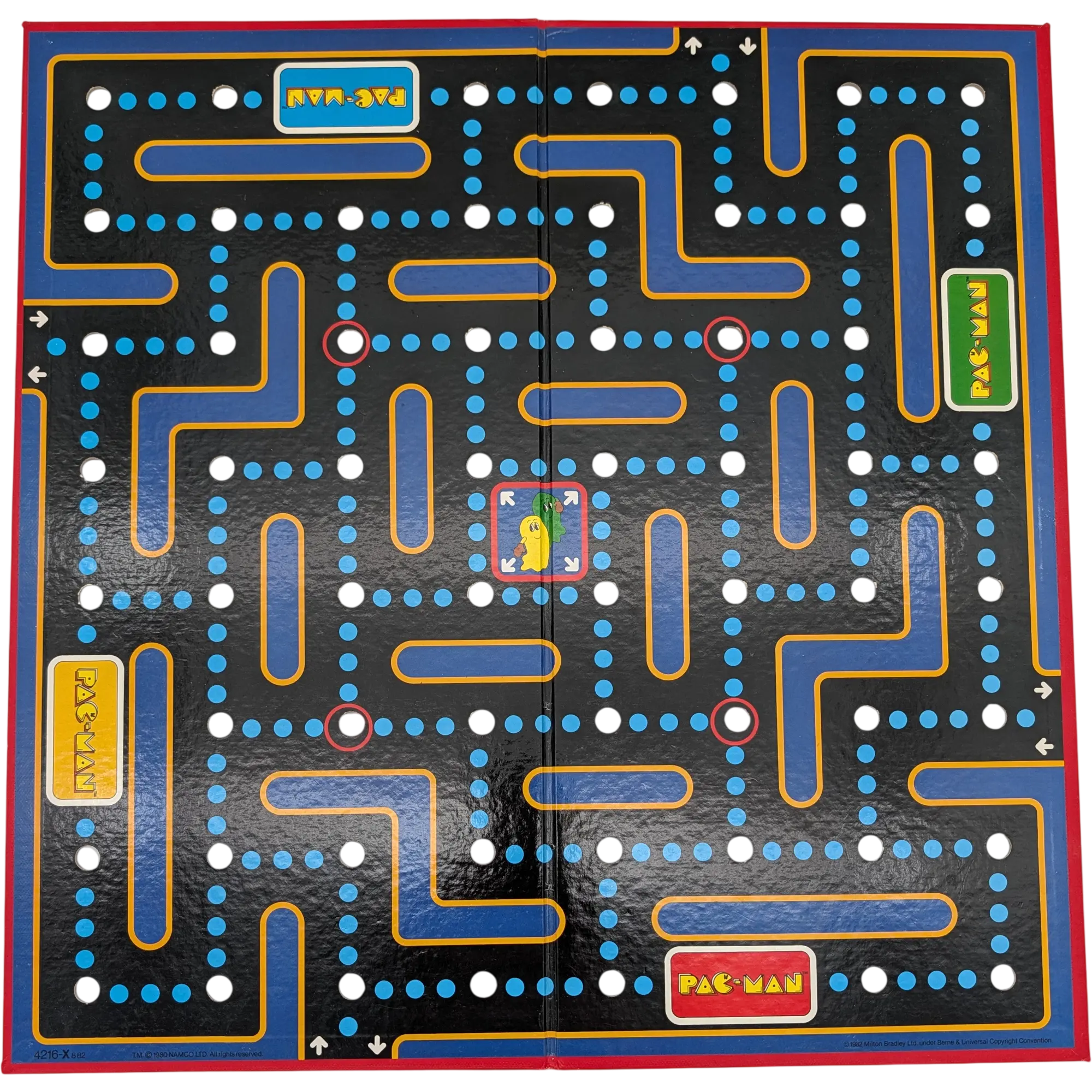 MB Spielplan Spielbrett Pacman