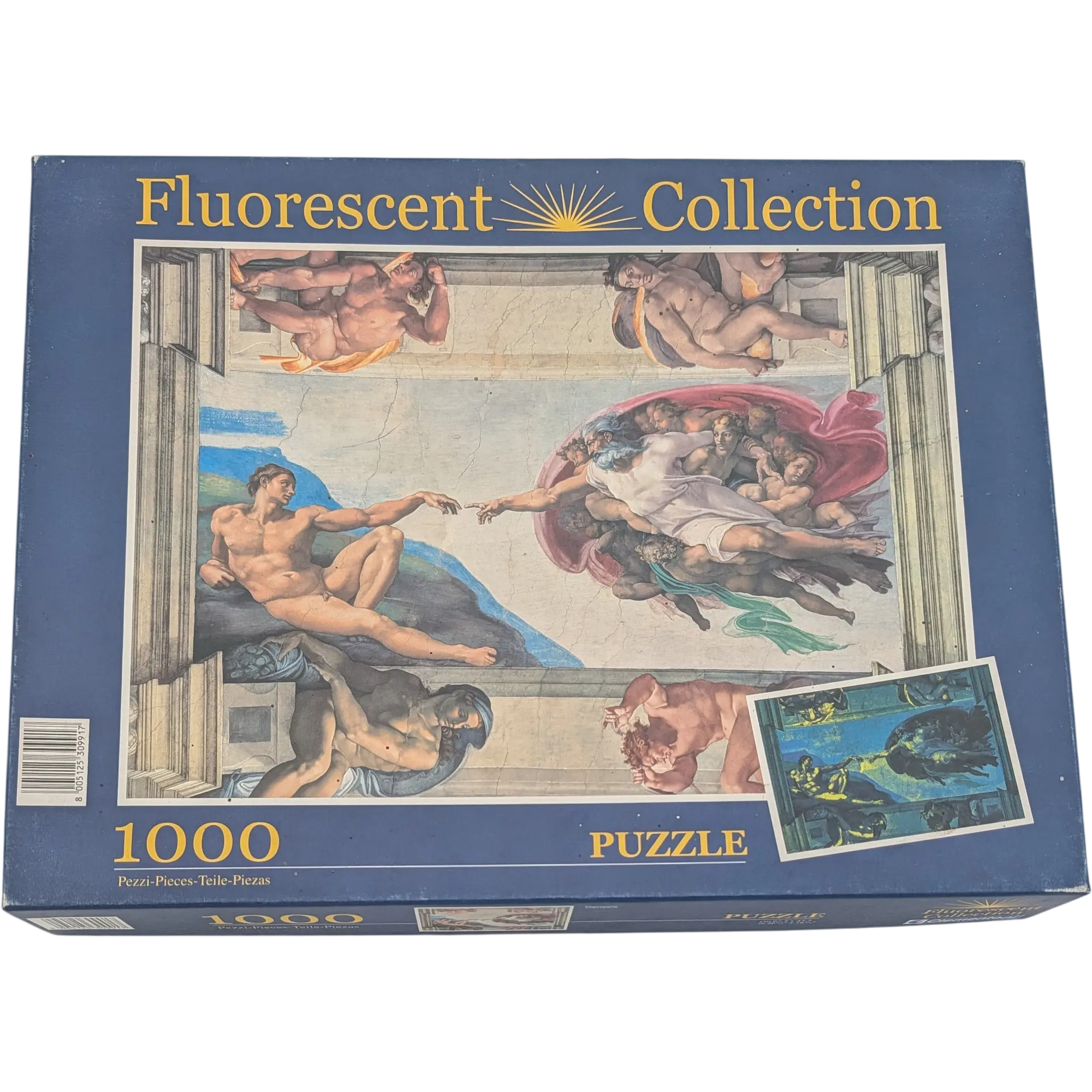 Clementoni Fluorescent Collection Panorama Puzzle 1000 Teile 309917 Genesis