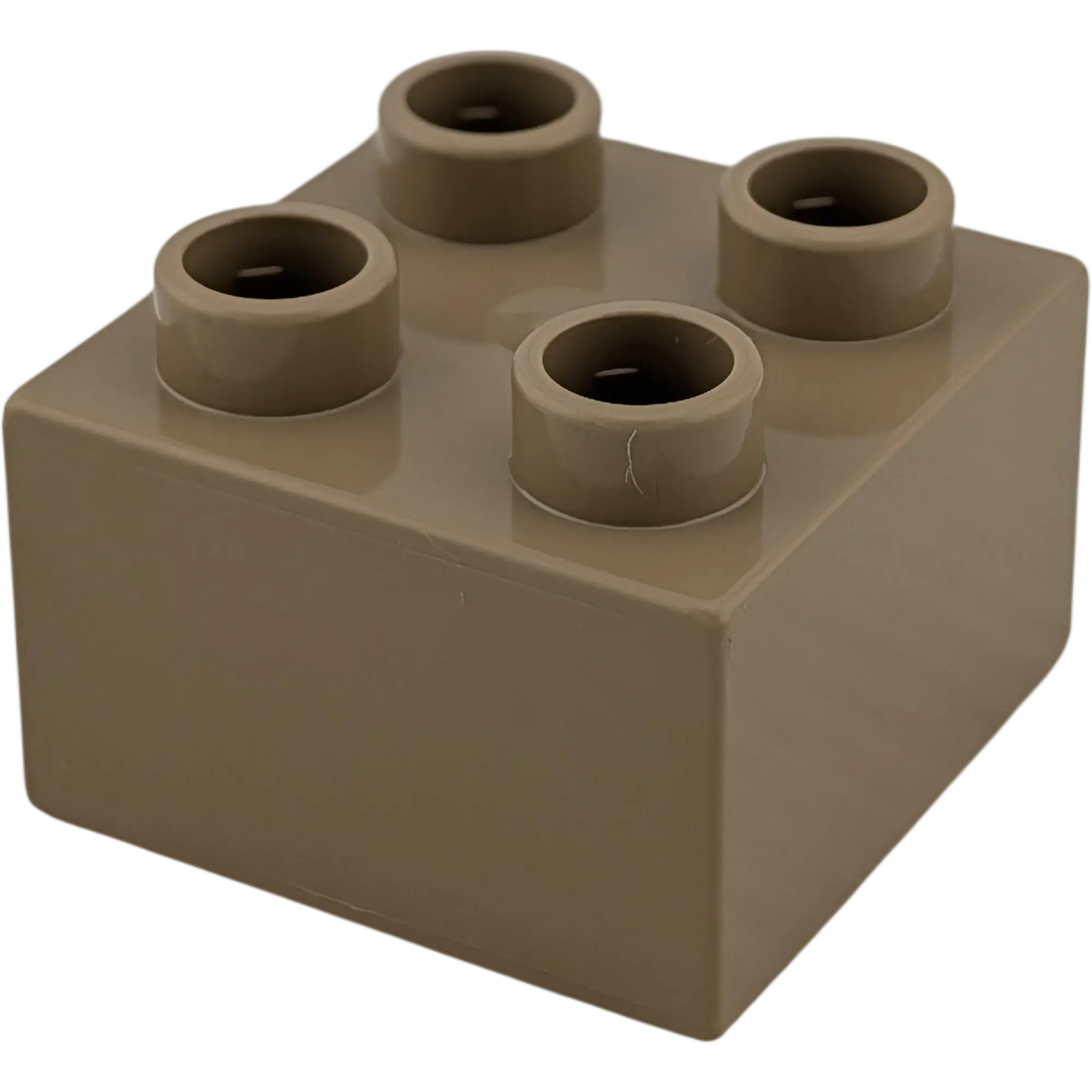 Lego Duplo 2x2 Stein 3437 Goldgrau