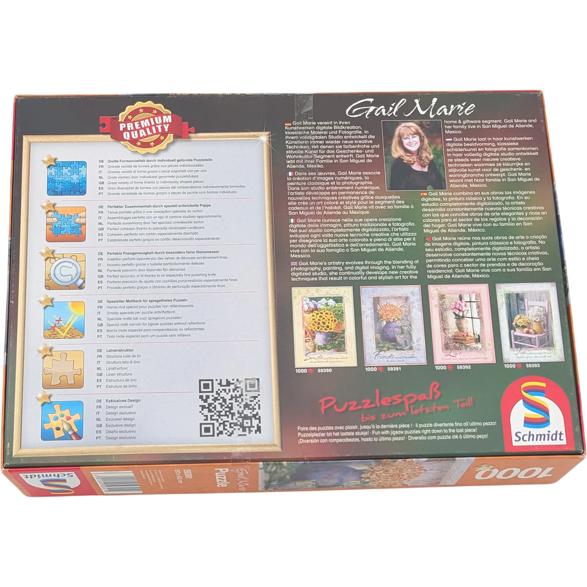 Schmidt Gail Marie Puzzle 1000 Teile 59391 Blumen, Ansicht 2
