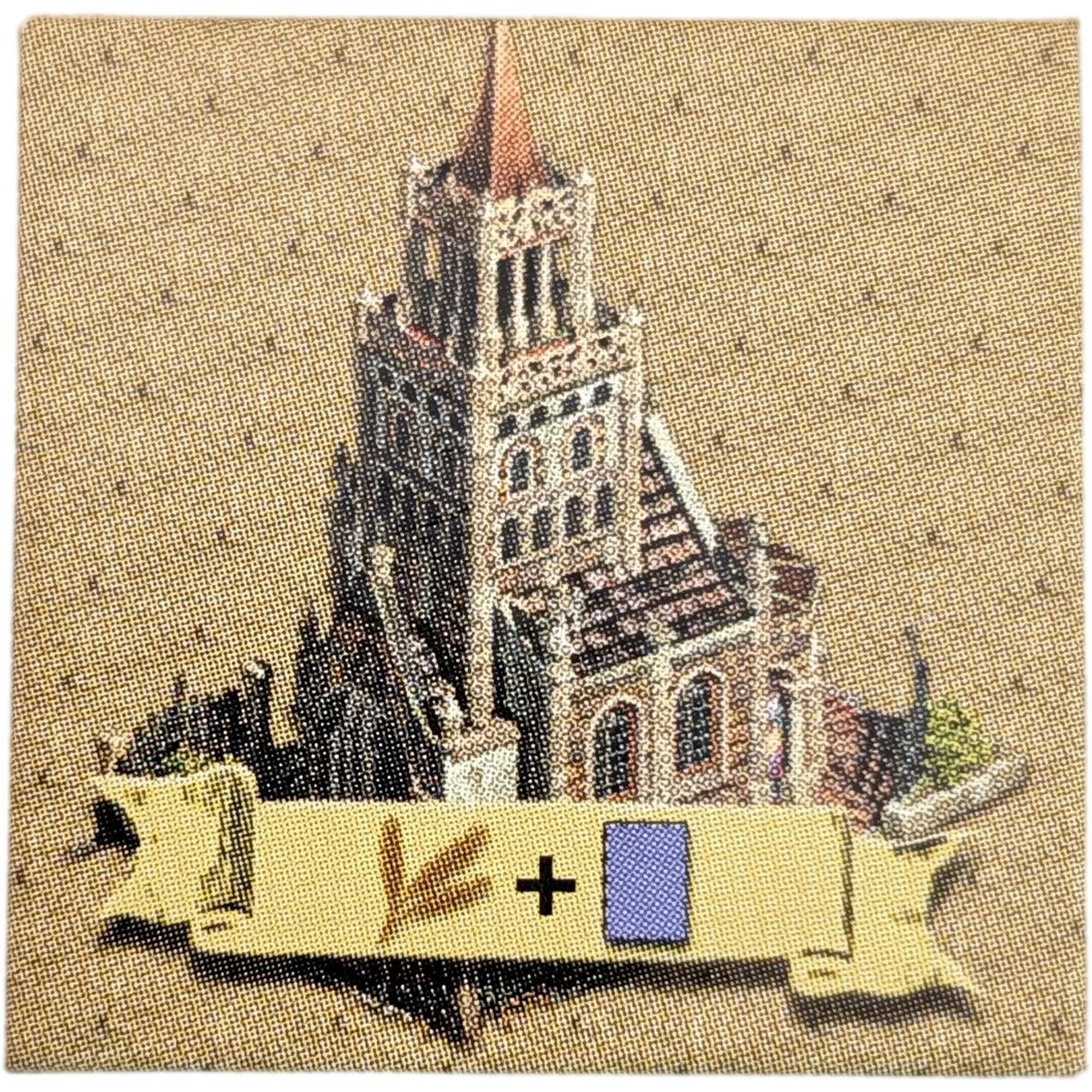 Kosmos Anno 1503 Ersatzteile Öffentliche Gebäude Kirche Rückseite Zwei