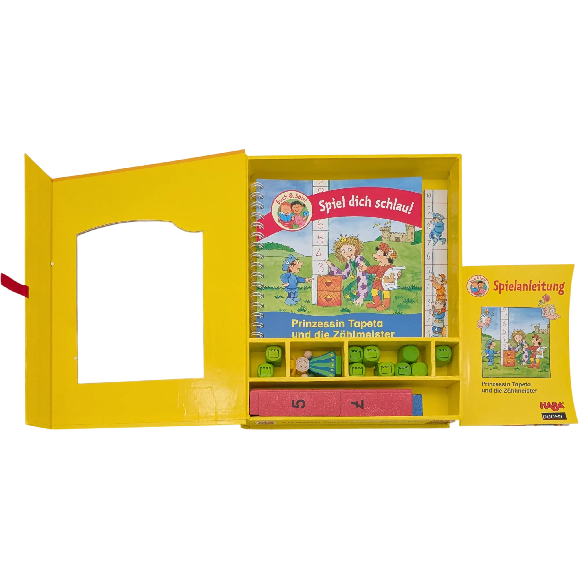 Haba Duden Buch & Spiel Spiel dich schlau! Prinzessin Tapeta und die Zählmeister 4600, Ansicht 2