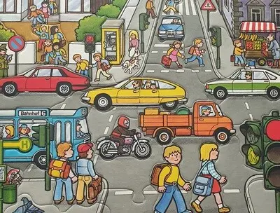 Ravensburger Rahmenpuzzle Didacta Straßenverkehr 44 Teile 62354518