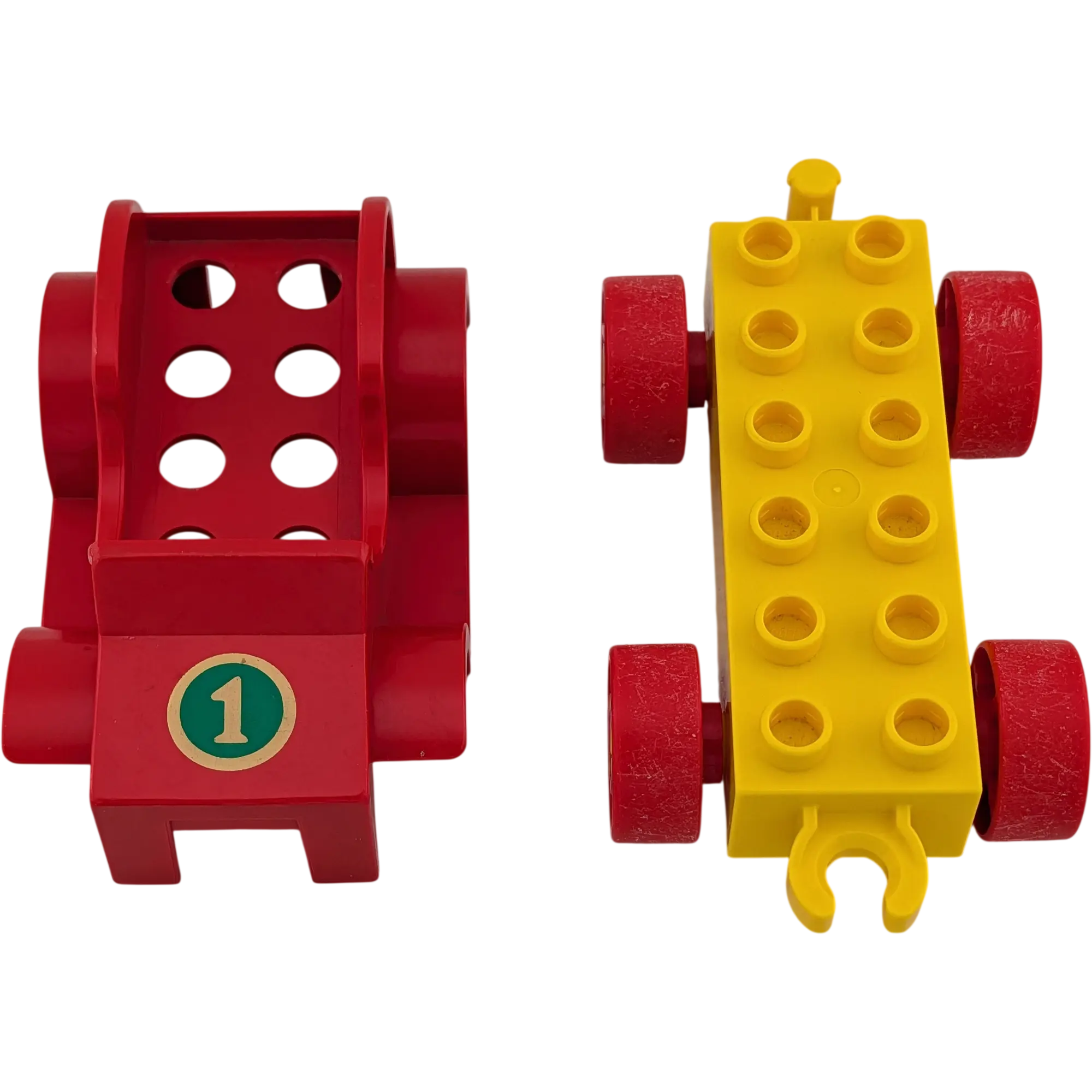 Lego Duplo Auto Rot Zahl Eins
