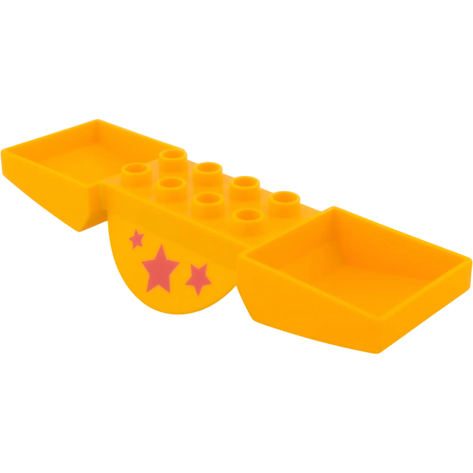 Lego Duplo 62663 Wippe hell orange 2x6 mit Sternen Rot Zirkus Spielgerät