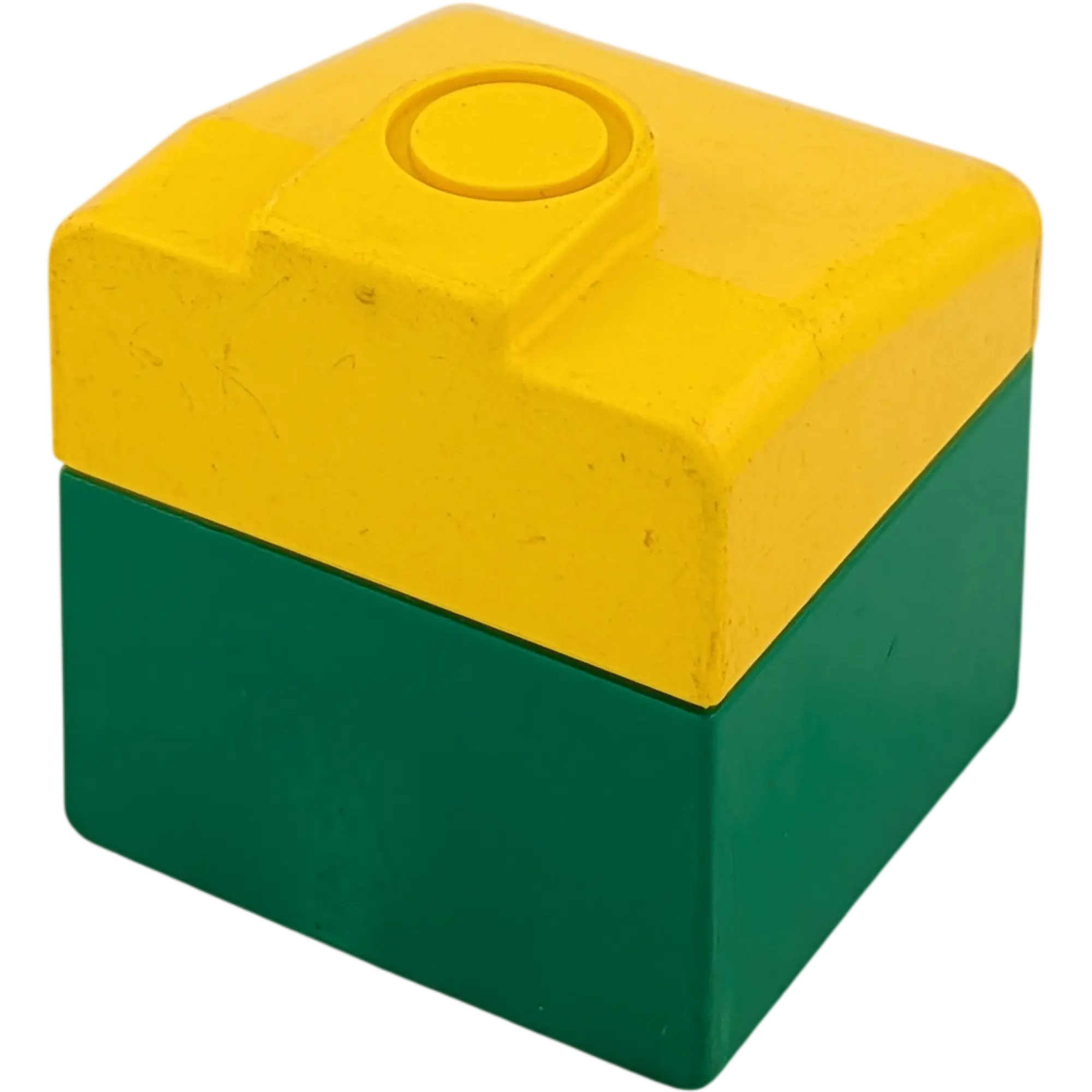 Lego Duplo 6409 Aufsatz Zug Grün Gelb Kabinen Druckknopf Lokomotive Elektrische Diesel Lok Ersatzteil