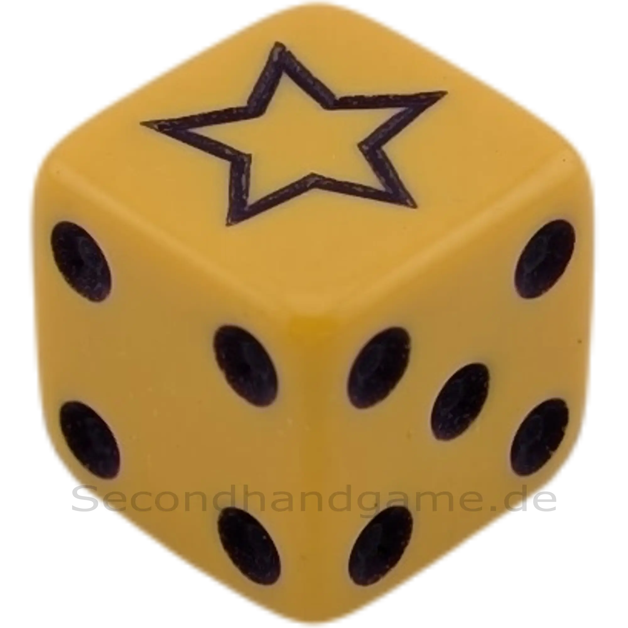 Ravensburger FX Schmid Bluff Ersatzteil gelber Würfel mit Stern