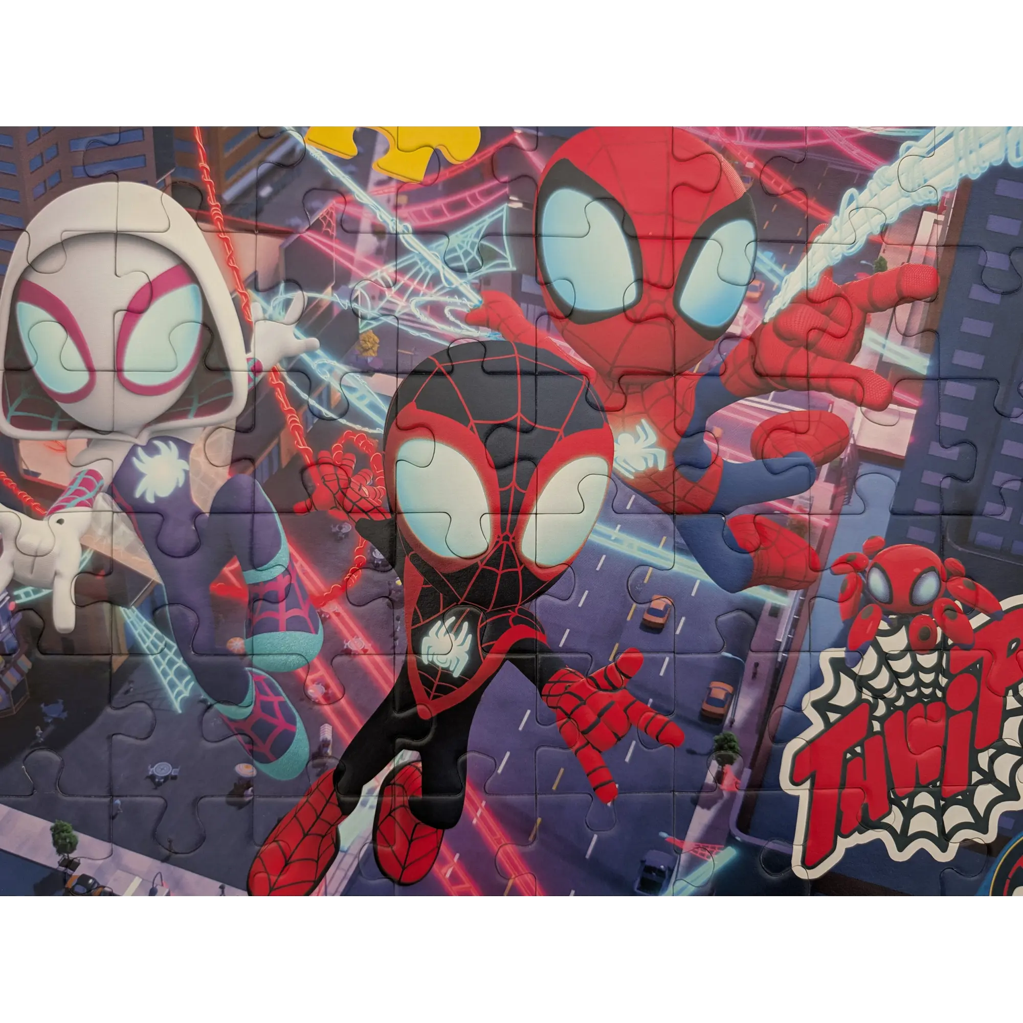 Disney Rahmenpuzzle 48 Teile Marvel Spidey Glow Webs Glow