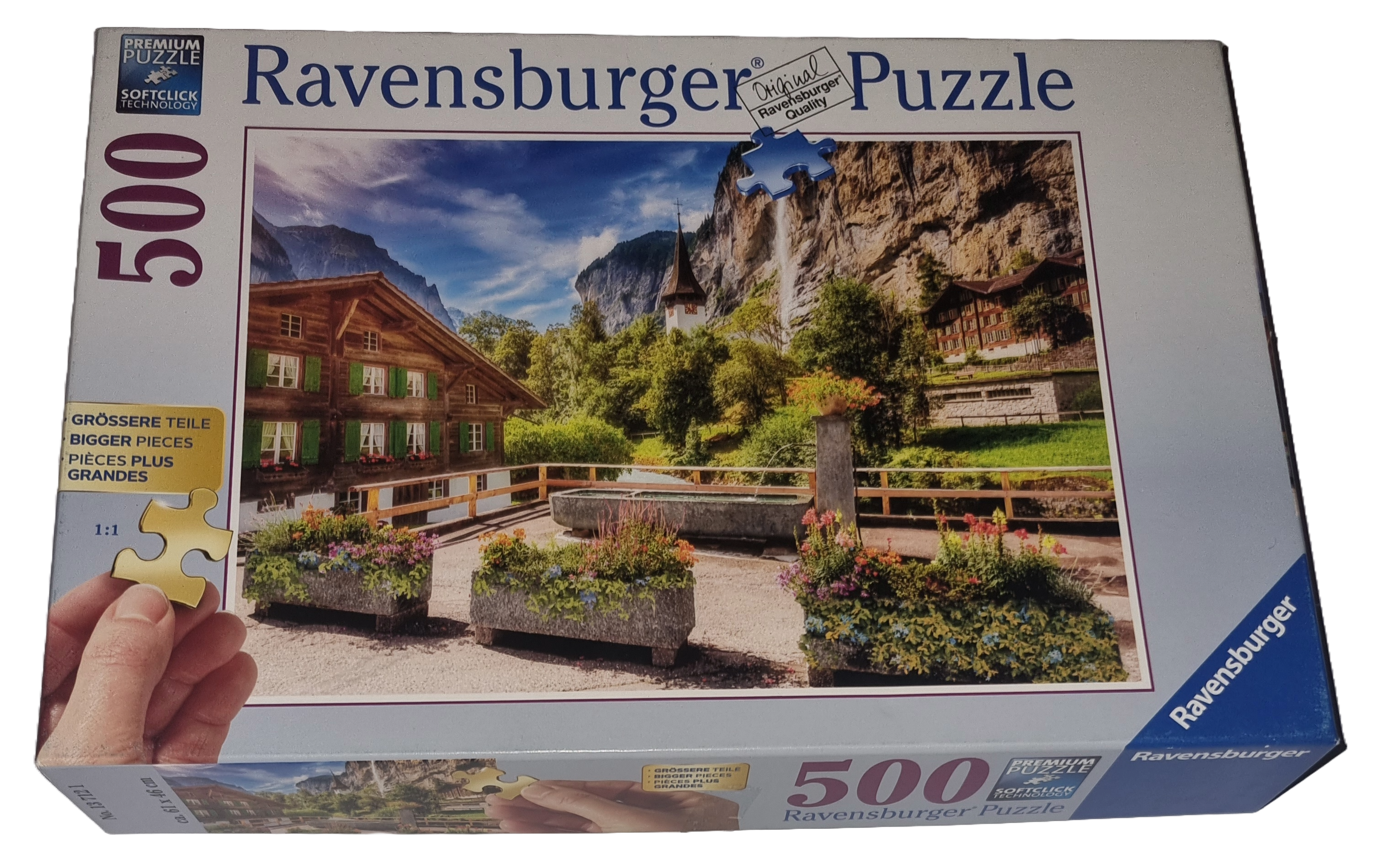 Ravensburger soft click Puzzle 500 Teile Grössere Teile 137121 Lauterbrunnen