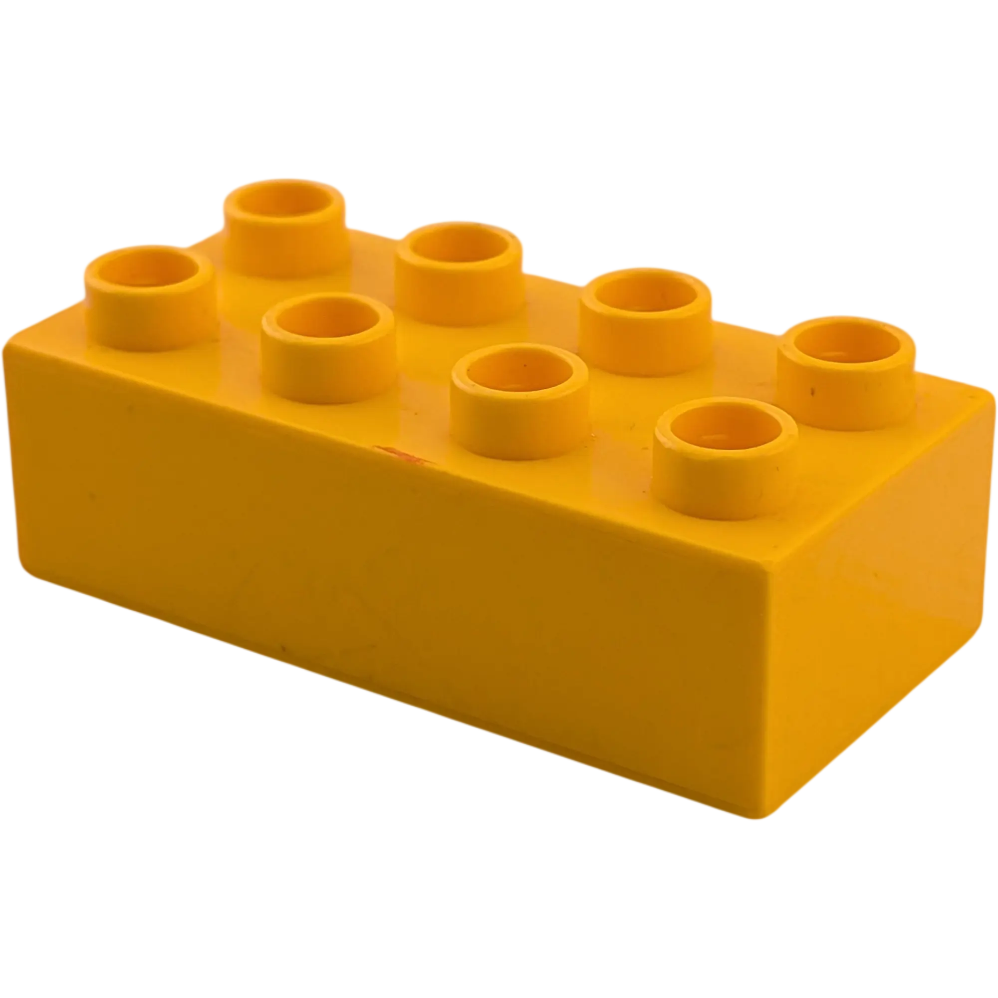 Lego Duplo 2x4 Stein 3011 Gelborange Bedruckt mit ZOO, Ansicht 2