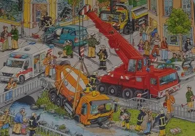 Ravensburger Rahmenpuzzle Rettungseinsatz 39 Teile 067688