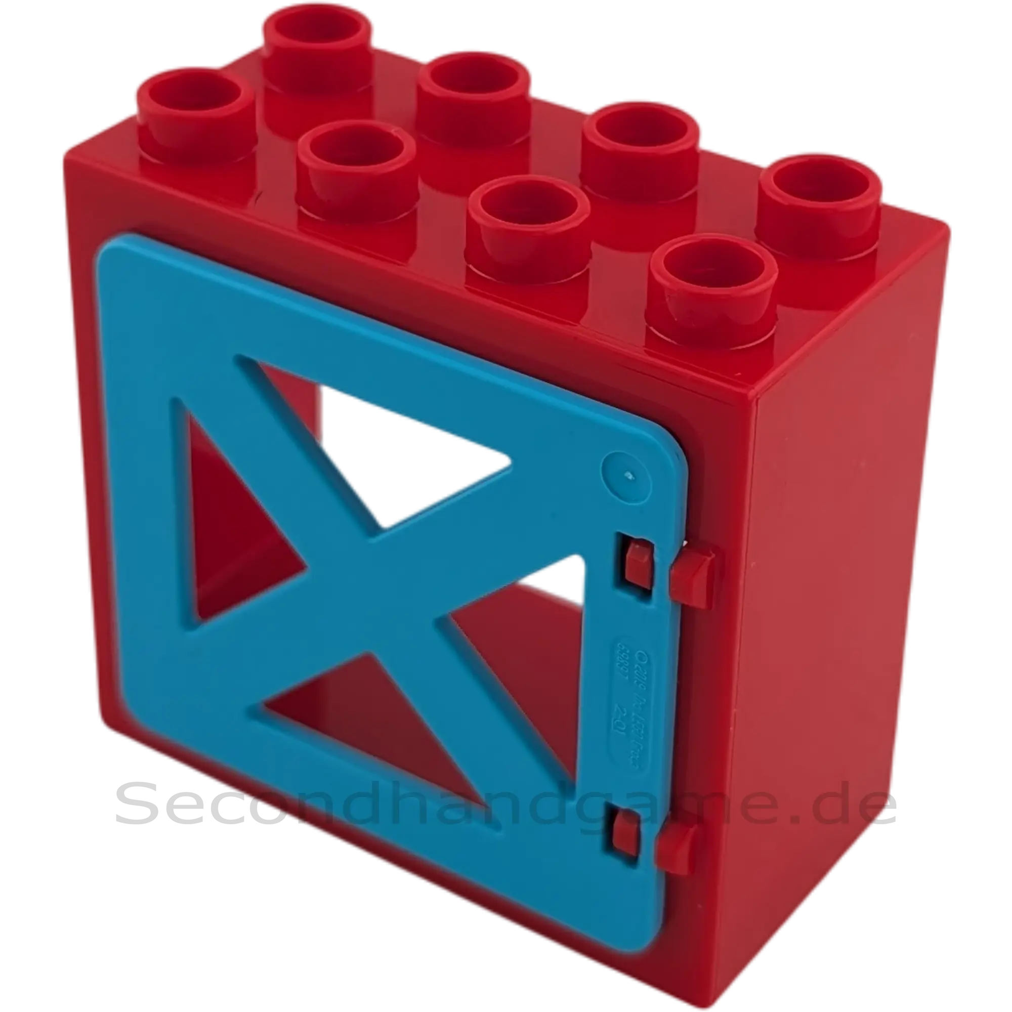 Lego Duplo 61649 Fenster Rot mit 4 X-Fenstern Azur