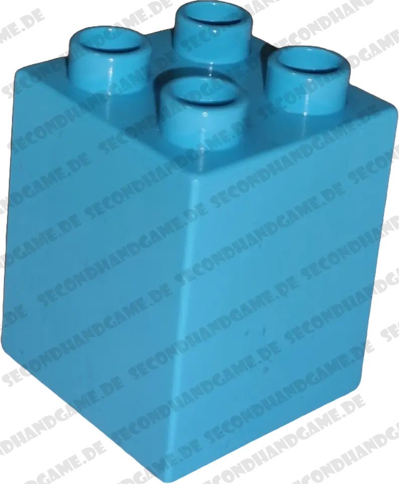 Lego Duplo 2x2x2 Doppelstein Azur