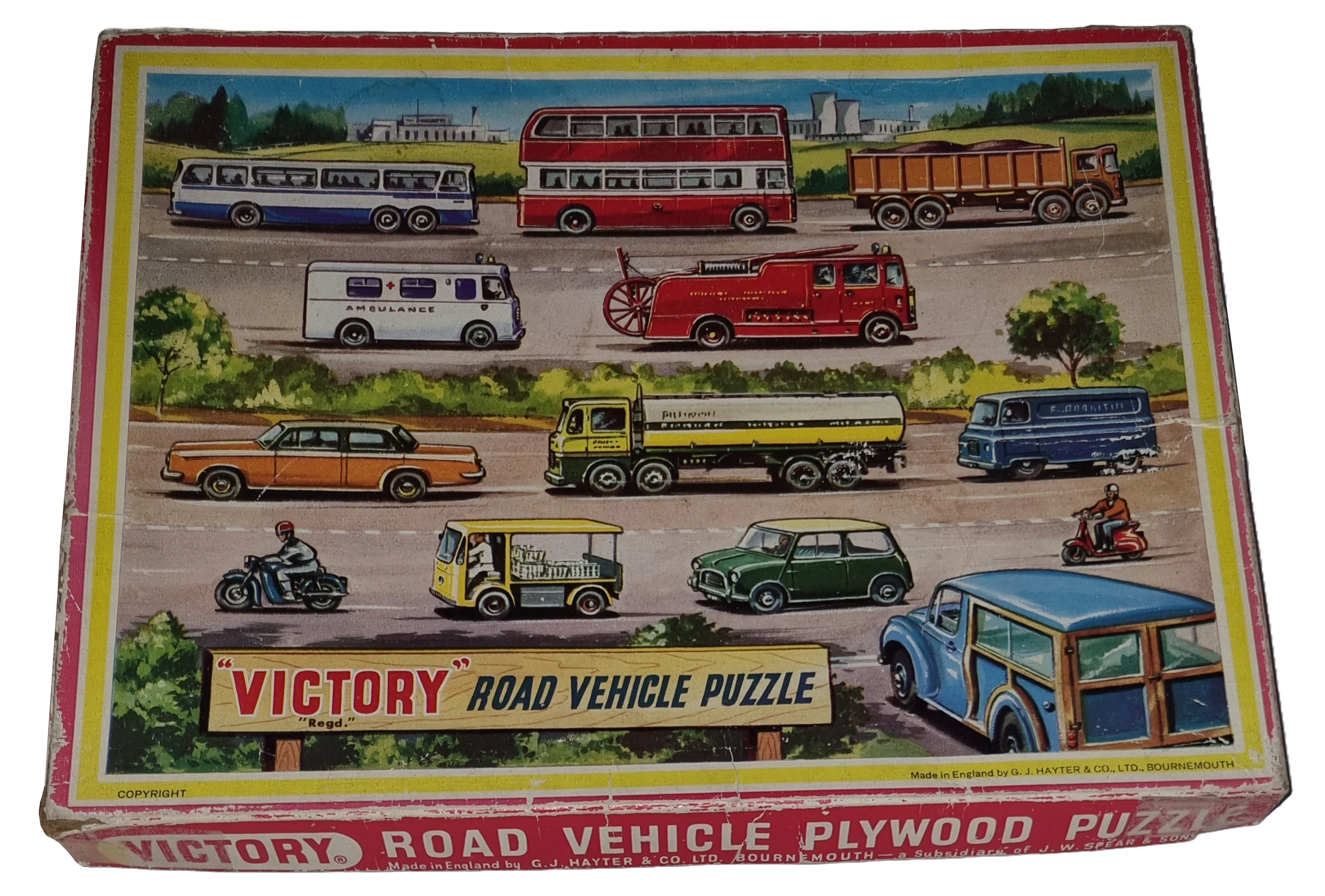Victory Road Vehicle Puzzle Holzpuzzle 80 Teile 7441