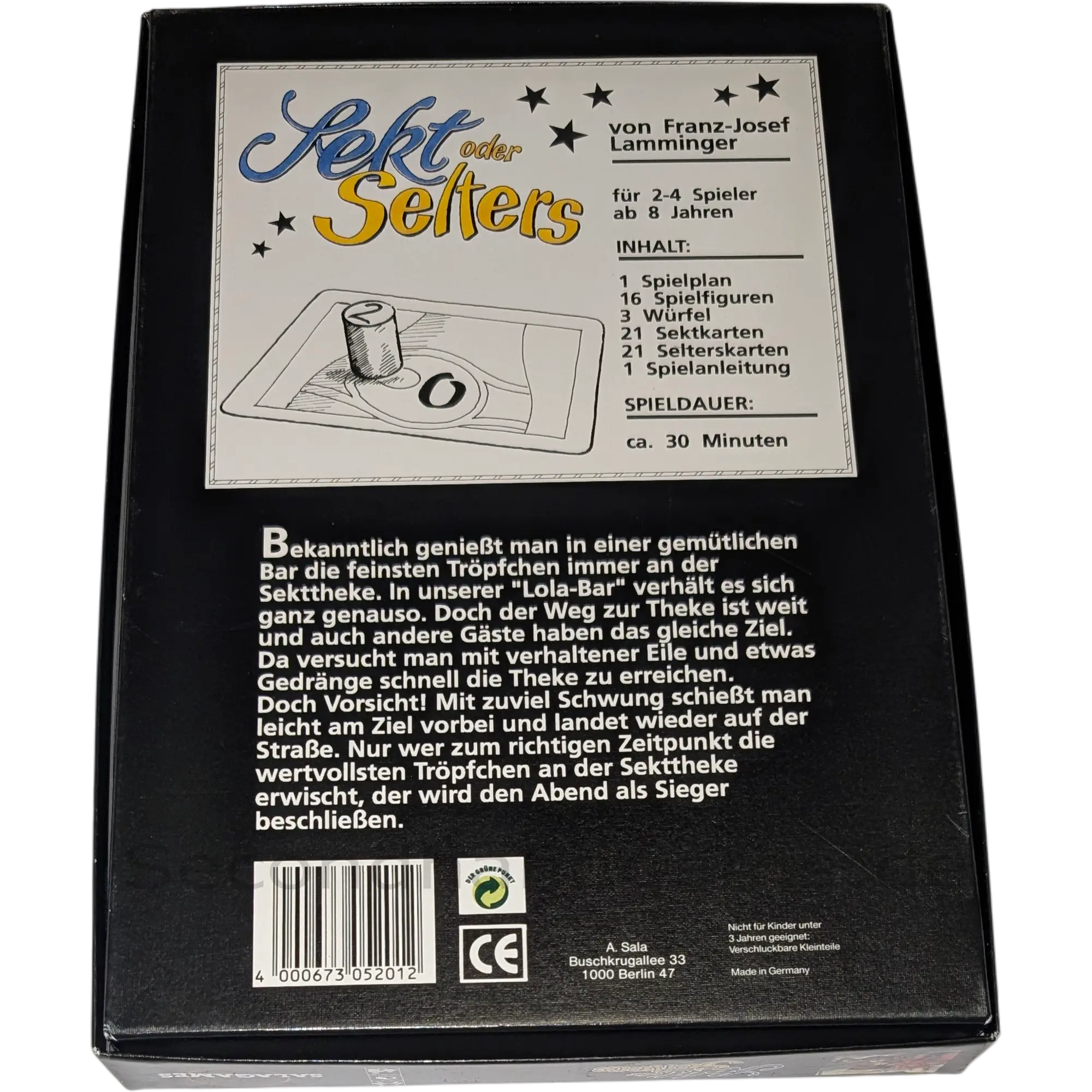 Salagames Sekt oder Selters, Ansicht 2